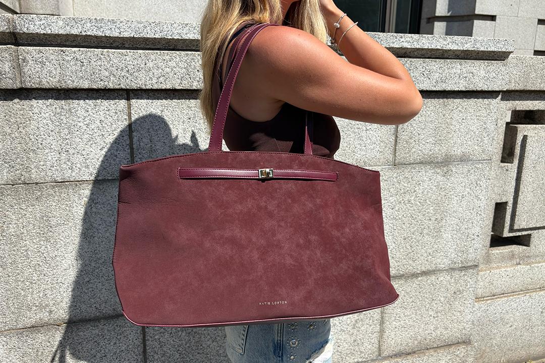 The gold twist-lock takes cues from DeMellier’s Hudson bag (Isabella Howells/The Independent)