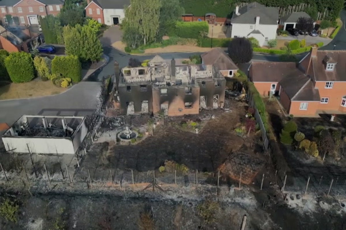 Pictured: Residents told to ‘stay away’ as 19 people hospitalised in huge West Midlands fires
