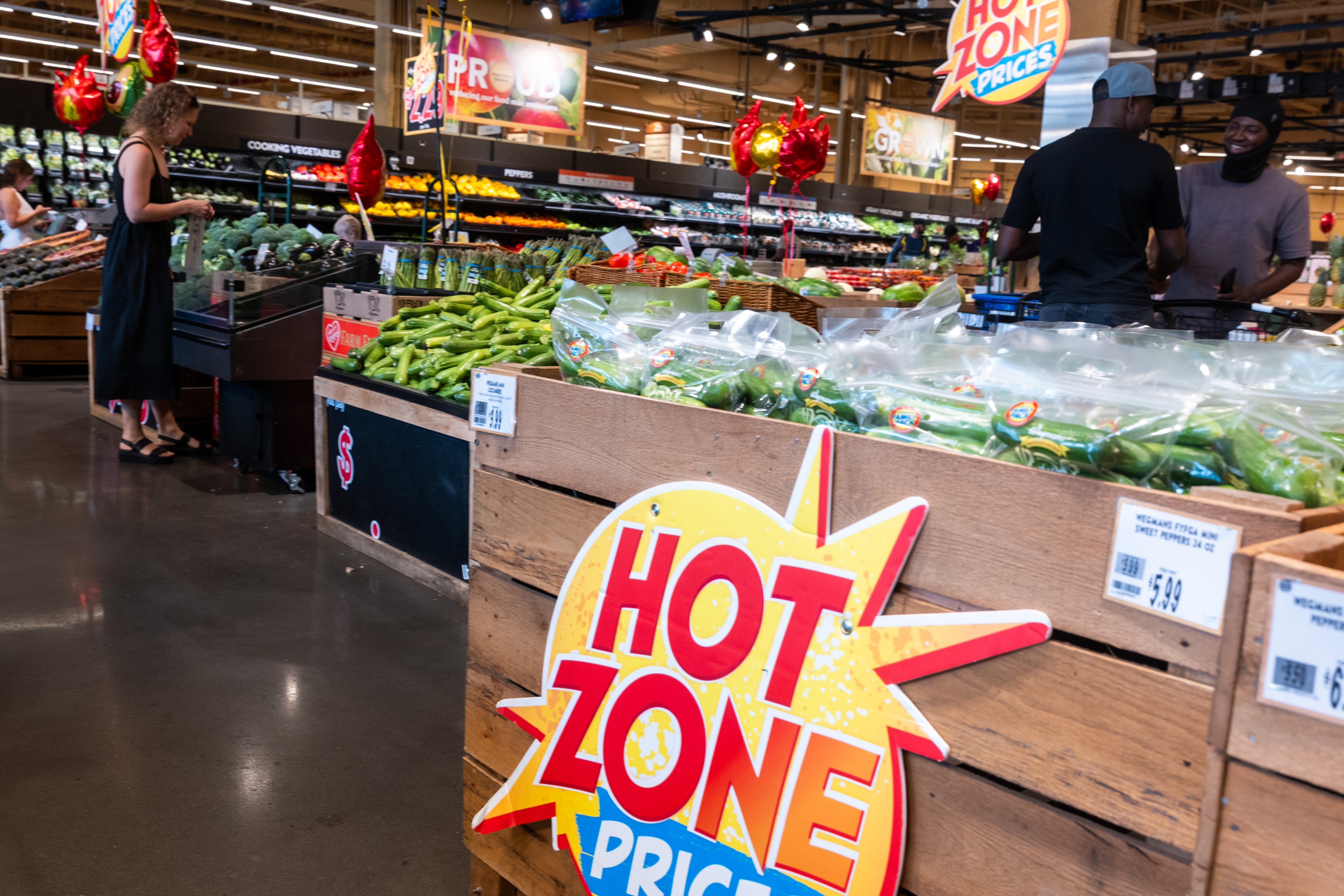 The price of groceries rose 2.7 percent in July from the previous year, according to government data