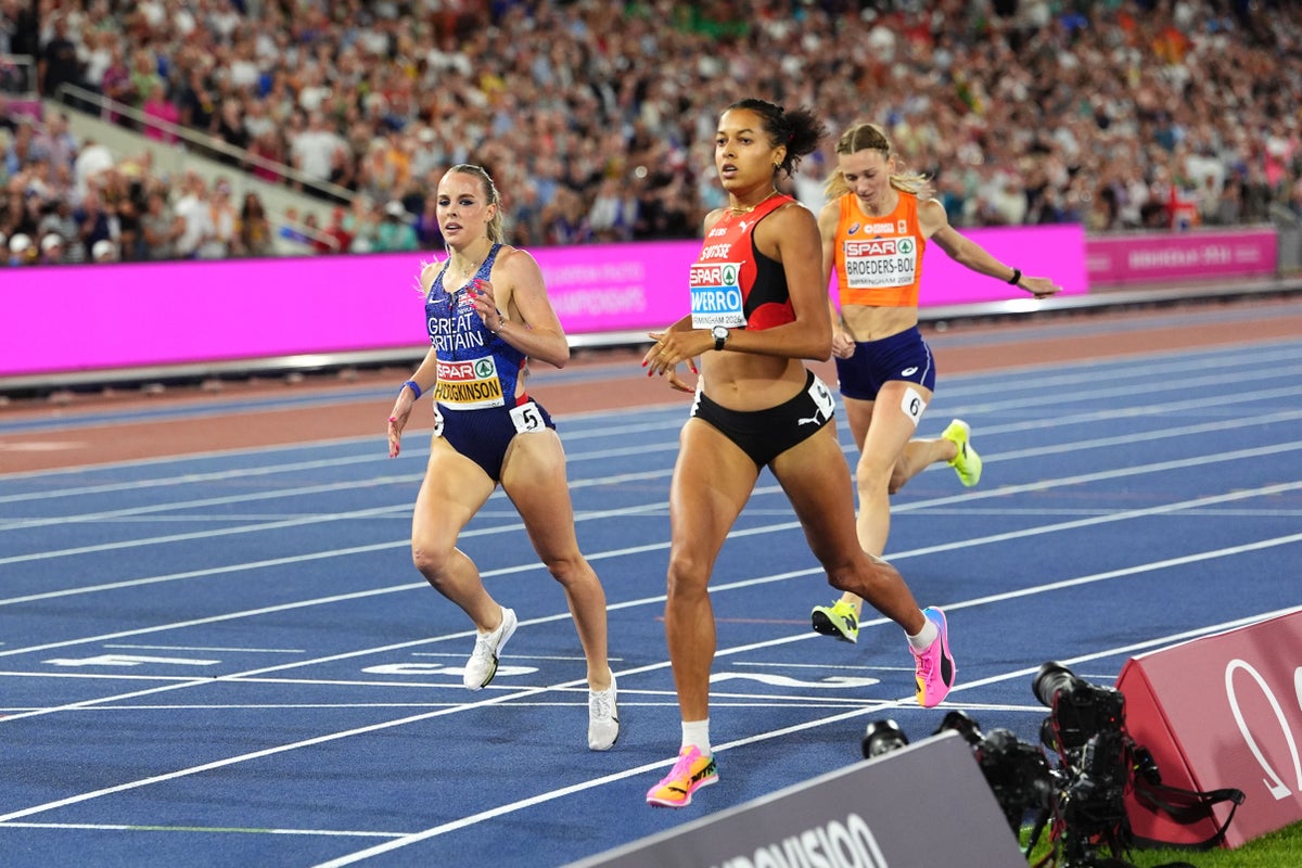 Keely Hodgkinson reflective after losing European 800m crown to Audrey Werro Keely Hodgkinson reflective after losing European 800m crown to Audrey Werro