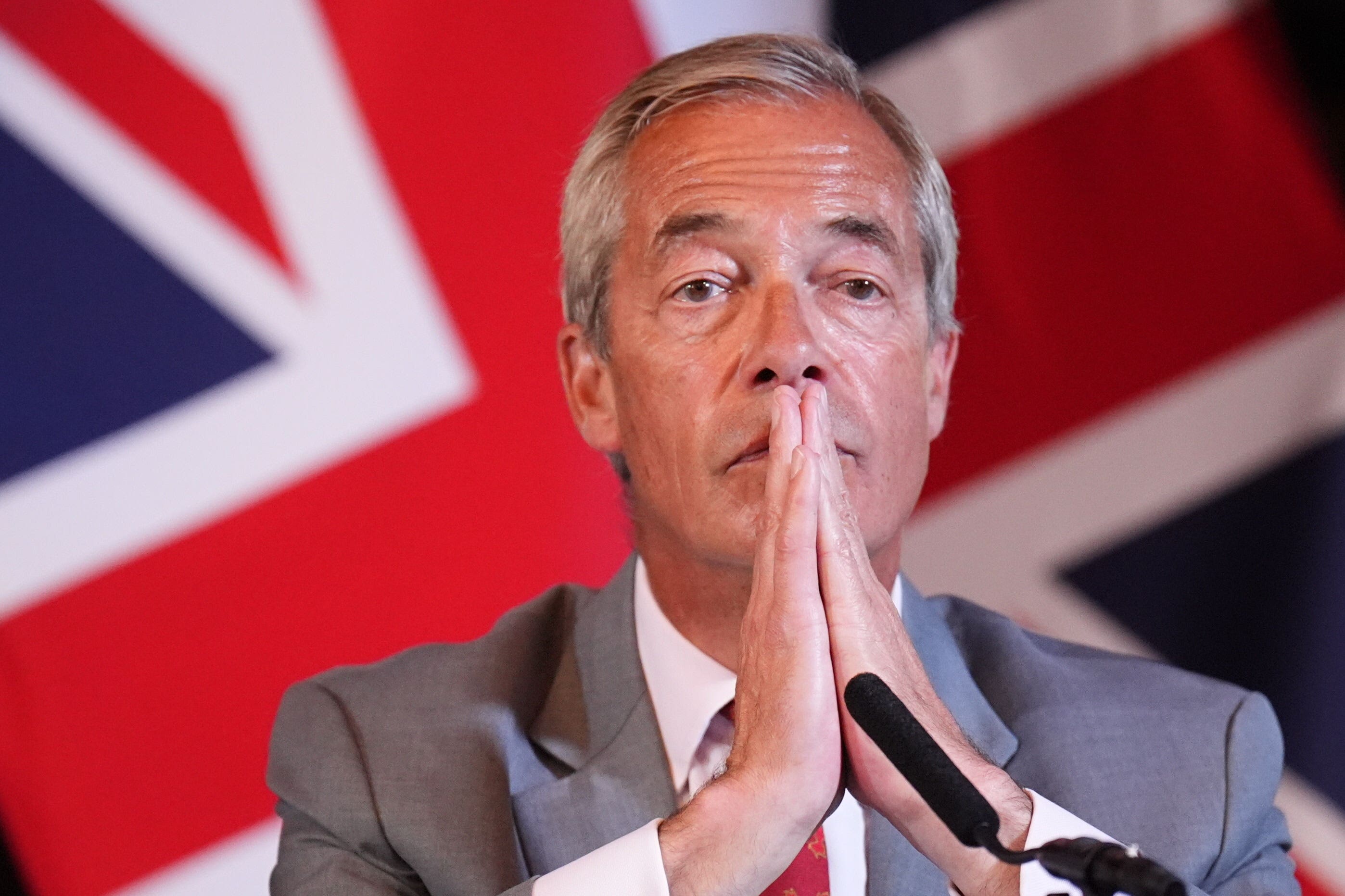 Nigel Farage won the Clacton by-election on Friday (PA/James Manning)