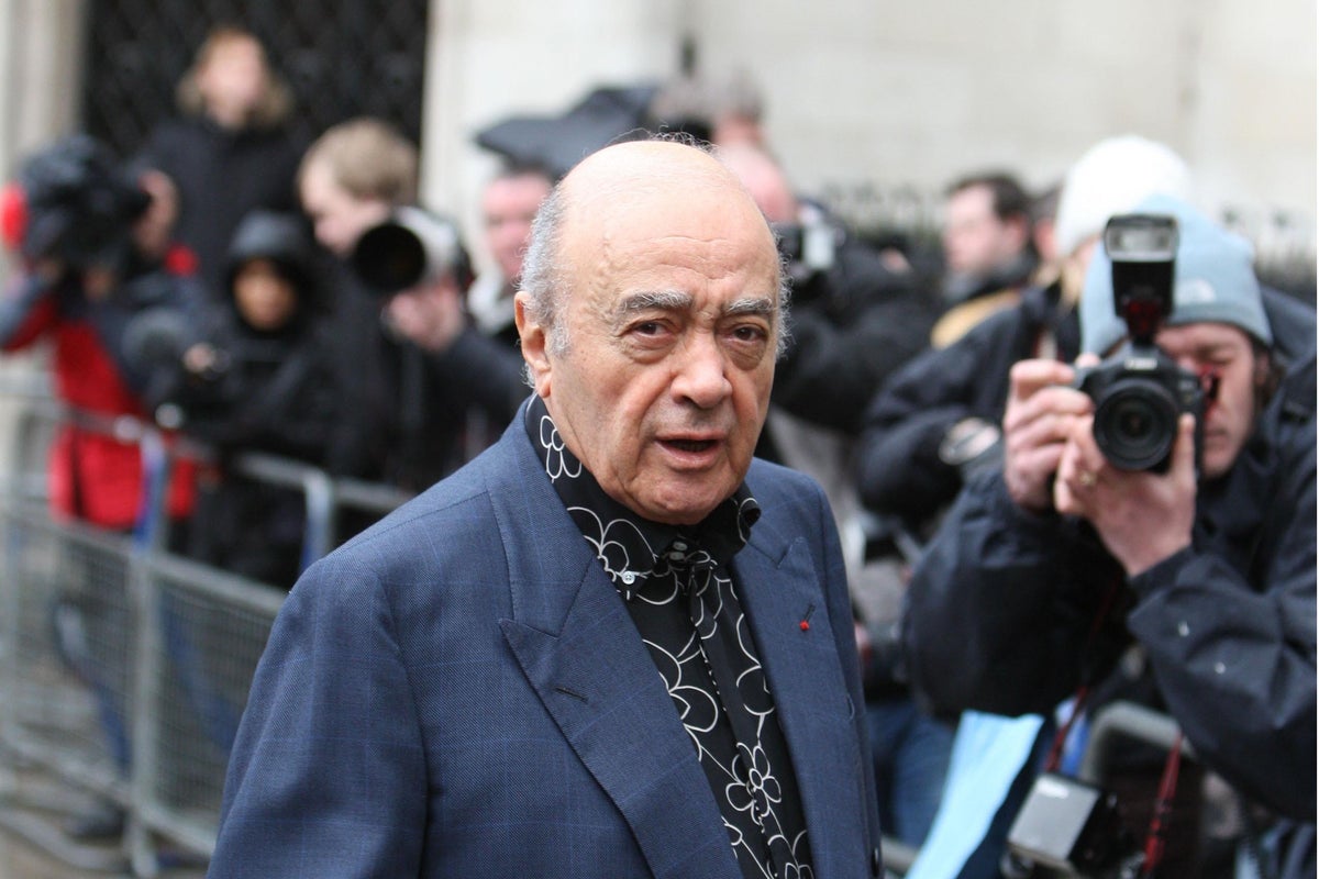 Met Police send evidence on Mohamed Al Fayed suspect to prosecutors