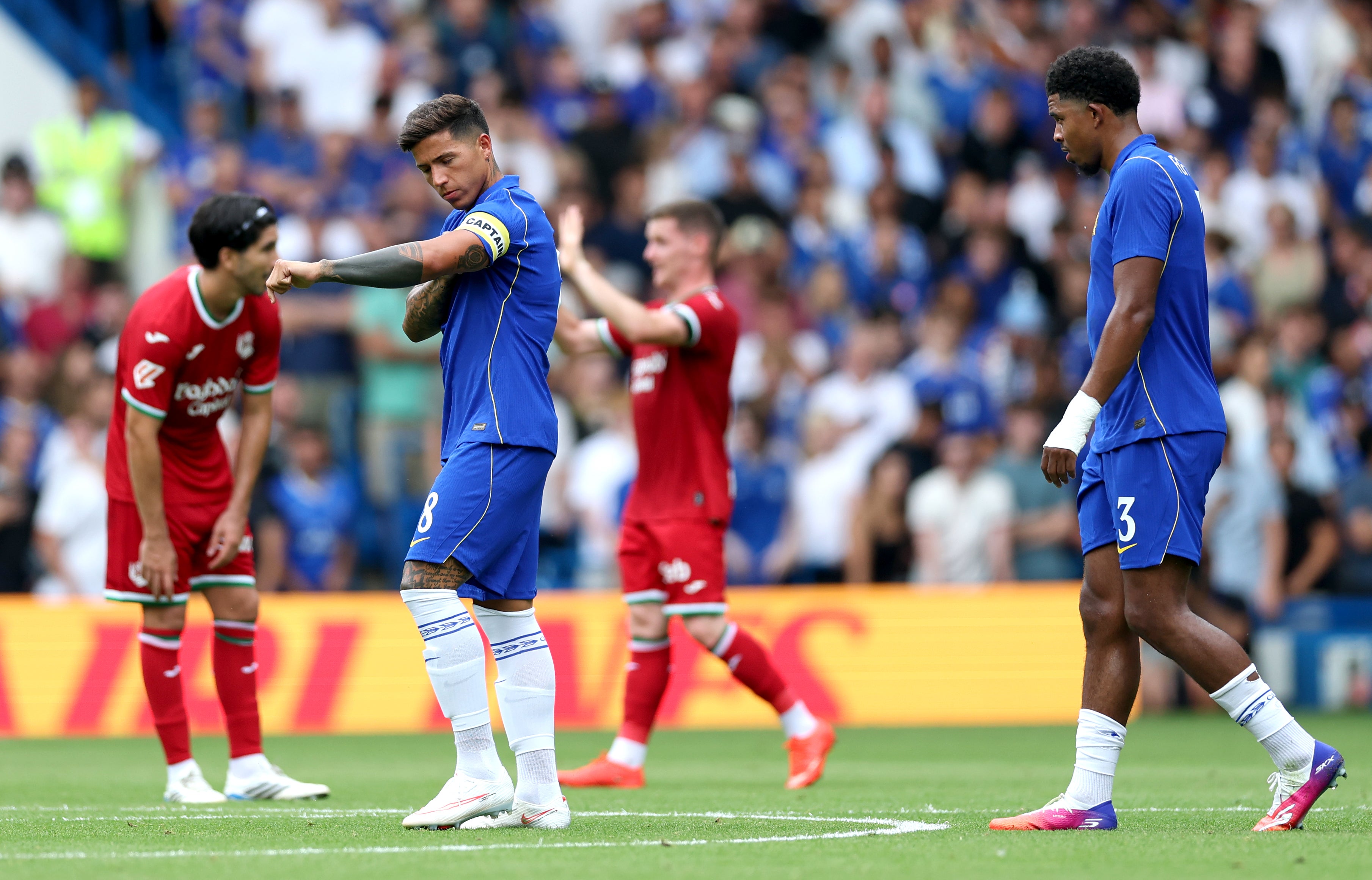 Fernandez pulled on the captain’s armband despite the mixed reaction