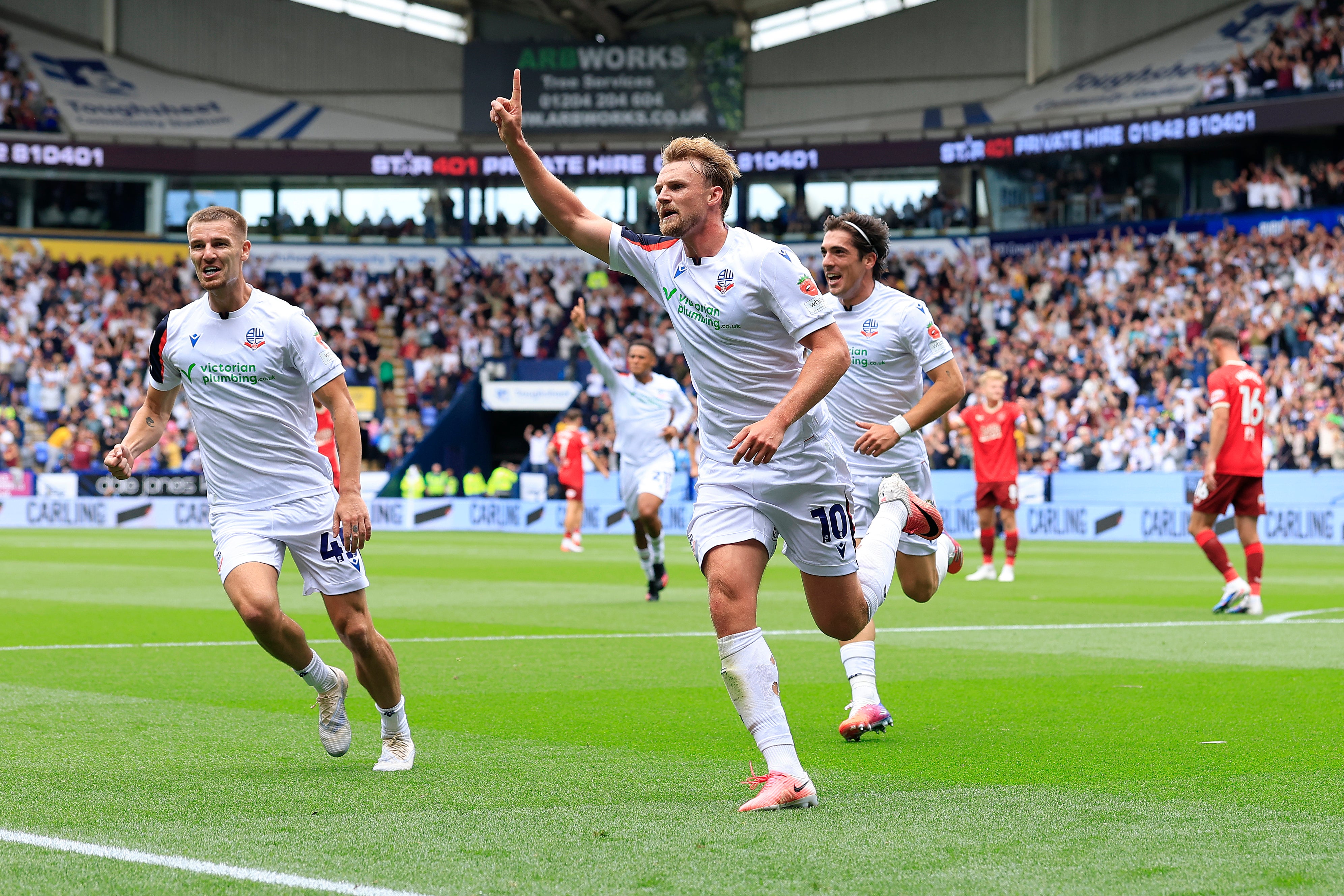 Bolton celebrated a first Championship win since 2019