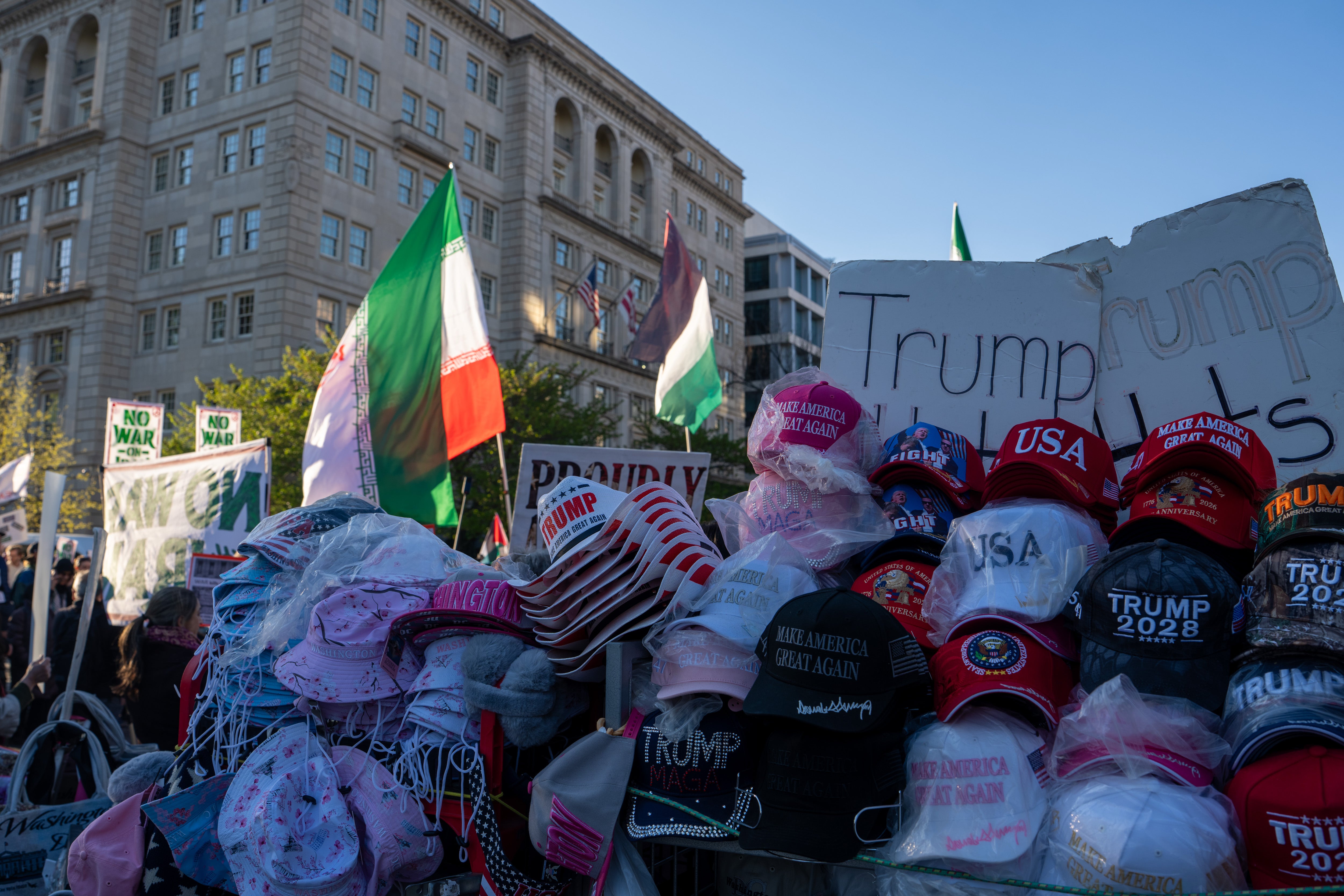 Trump merchandise has been a common sight at the White House since Trump retruned to office