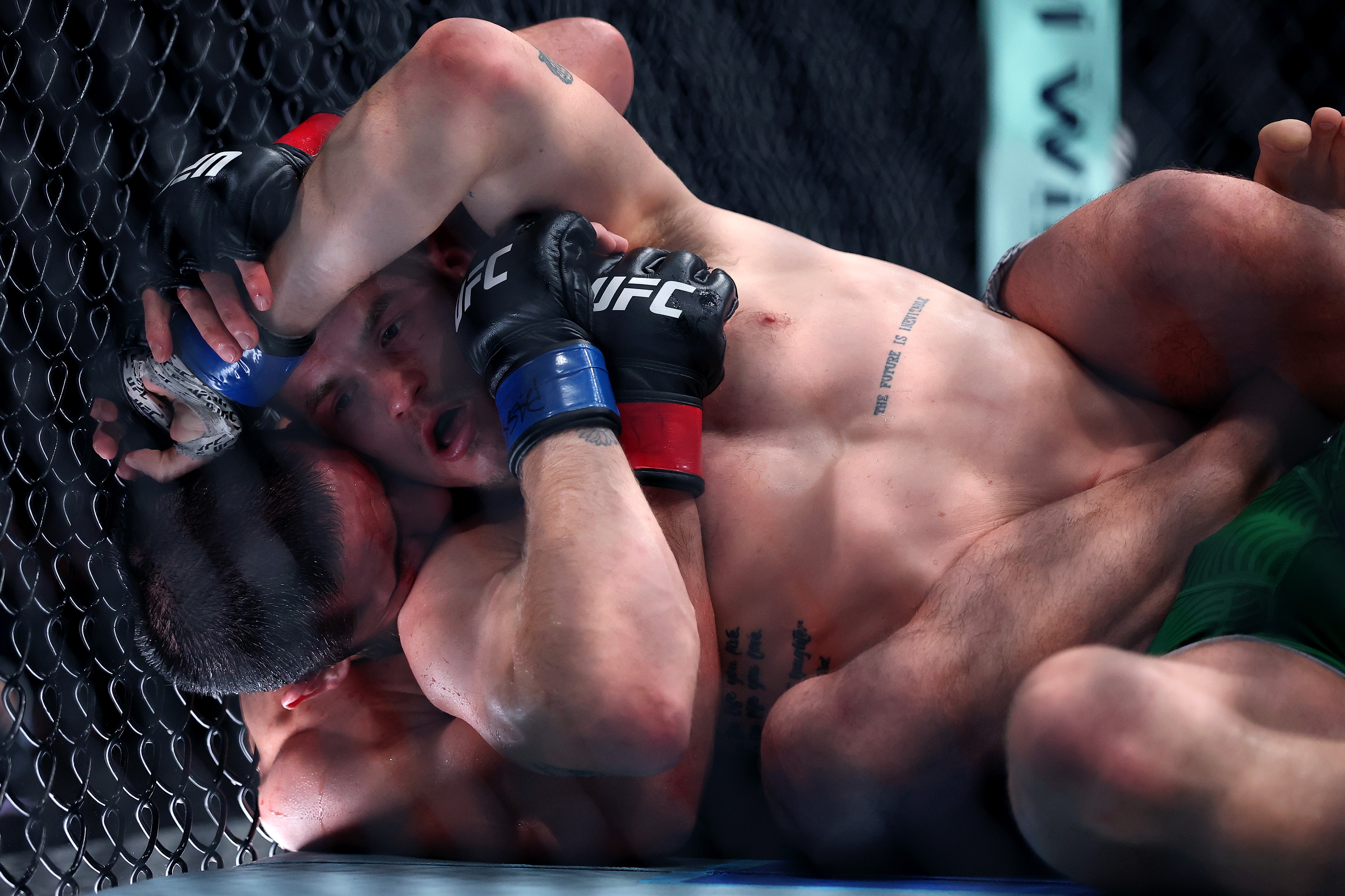 Makhachev controlled Machado Garry for much of the fight
