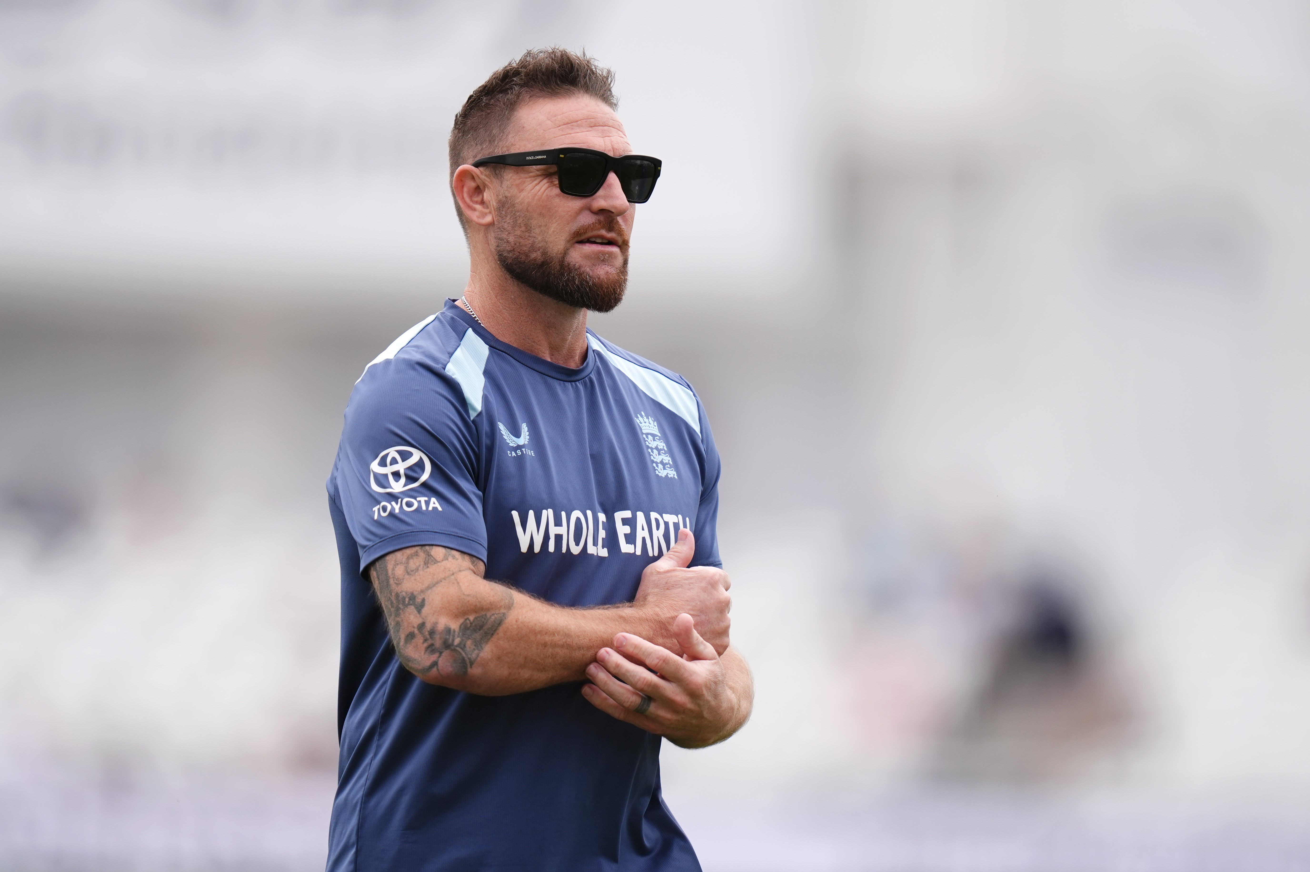 Brendon McCullum is no longer England’s Test head coach (Jacob King/PA)