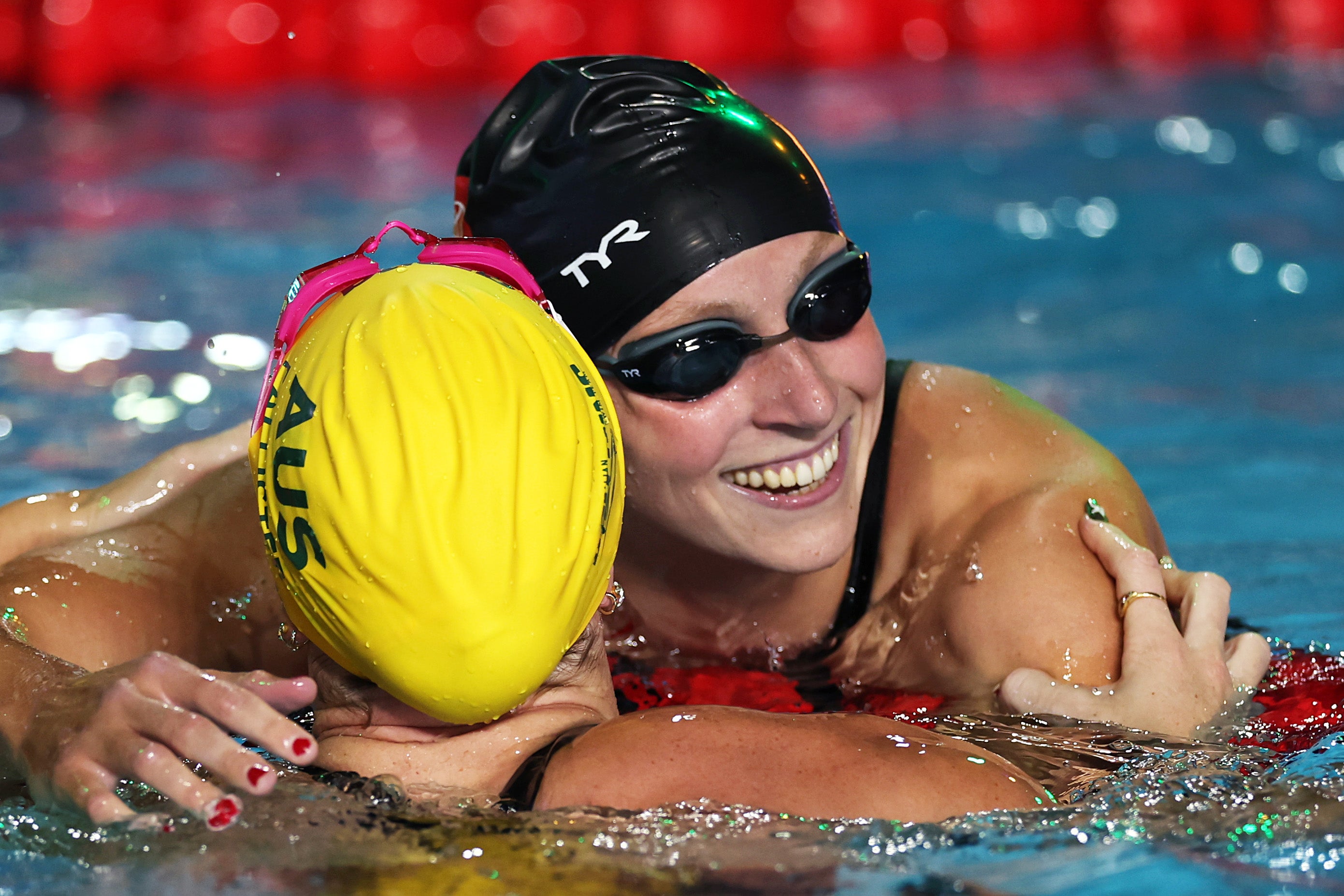 Ledecky swam a season's best time but saw her Championship record eclipsed
