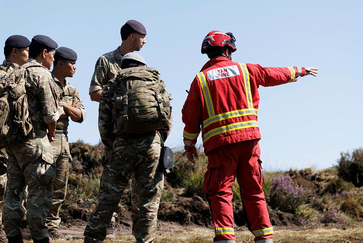 Gurkha’s helped create a mobile water reservoir in key locations