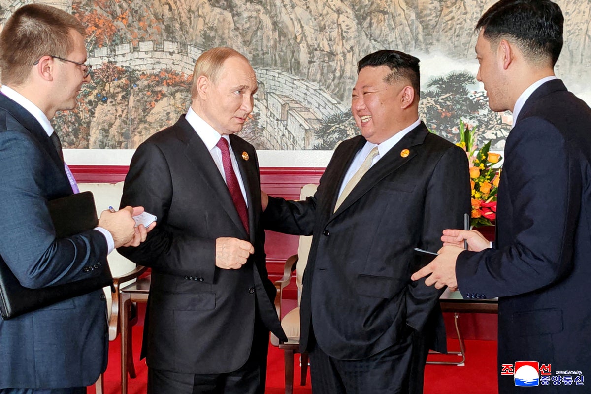 Kim Jong Un says he will continue to back Putin’s ‘sacred war’ on Ukraine