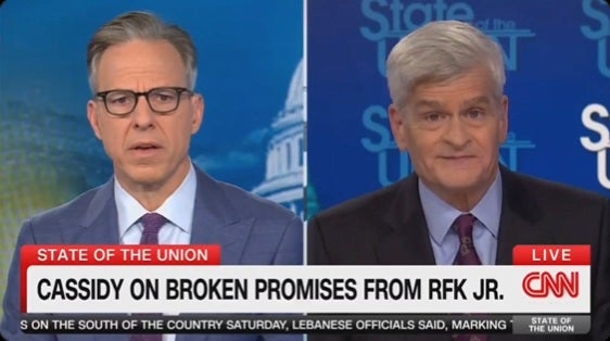 Cassidy attacks ‘crazy, stupid’ Trump comments on vaccines as he denies regret for RFK Jr. vote