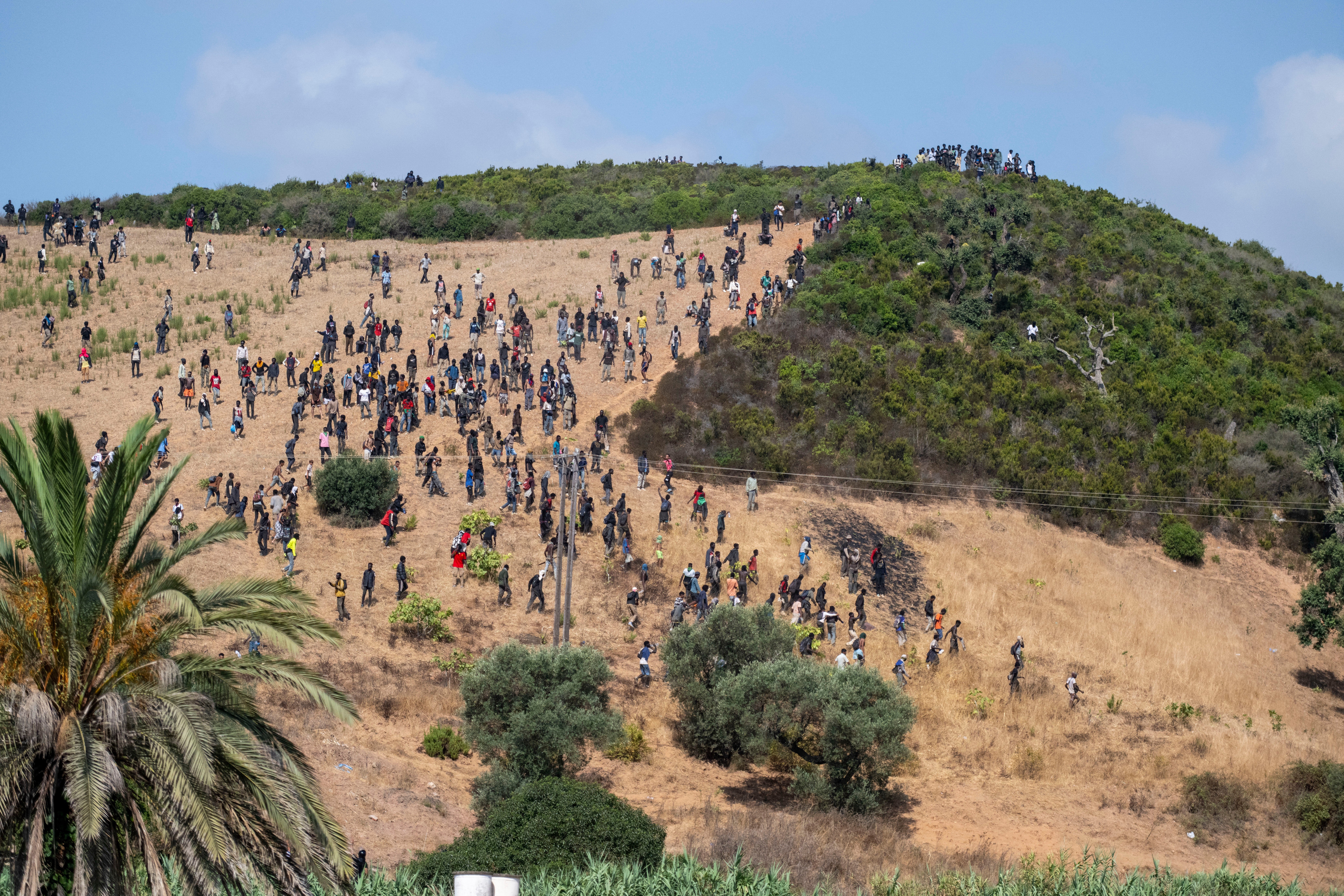 independent.co.uk - Akram Oubachir - Moroccan security forces arrest nearly 300 migrants trying to reach Spain's Ceuta