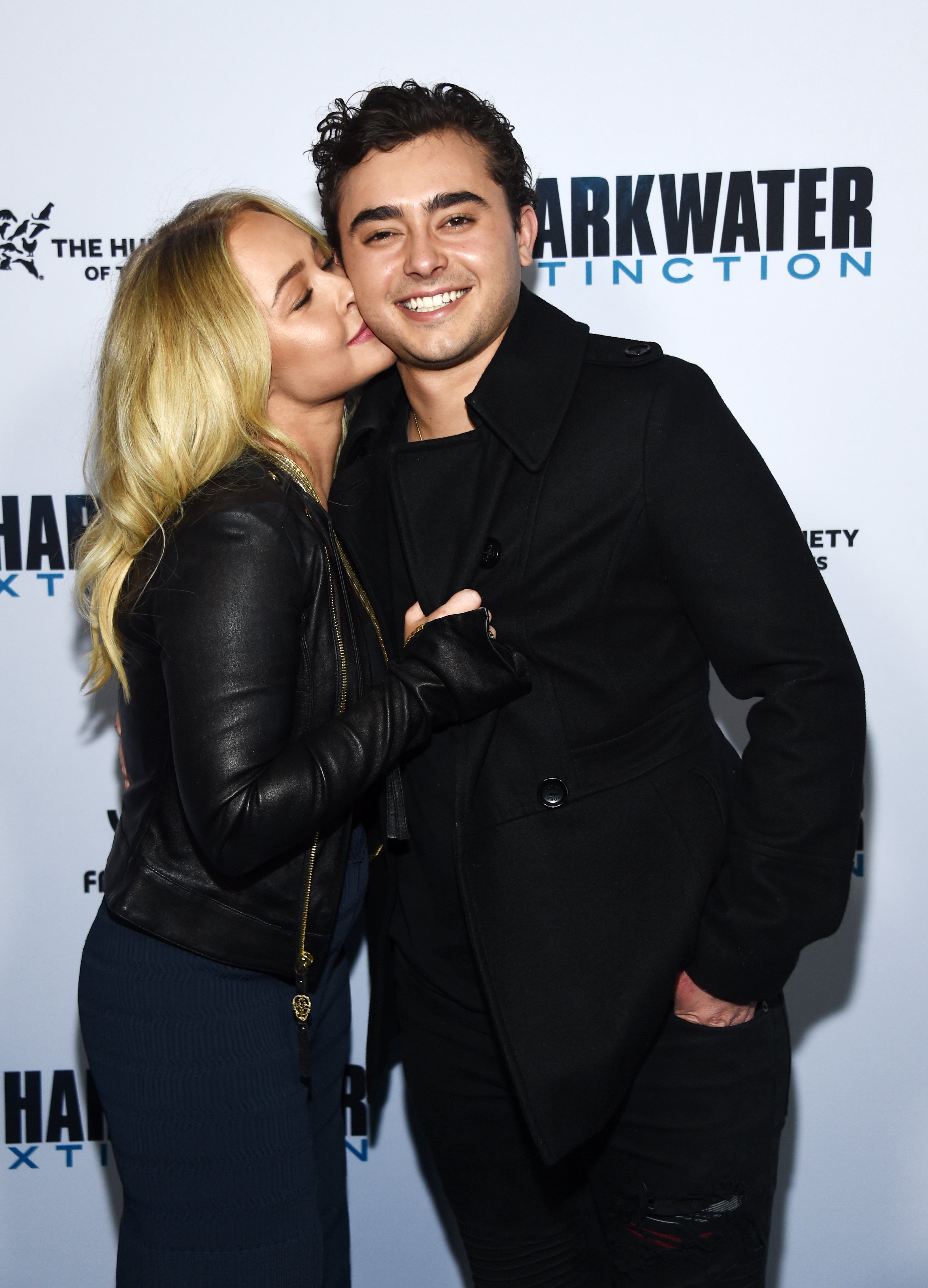 Hayden Panettiere with her brother Jansen in 2019 (Getty)