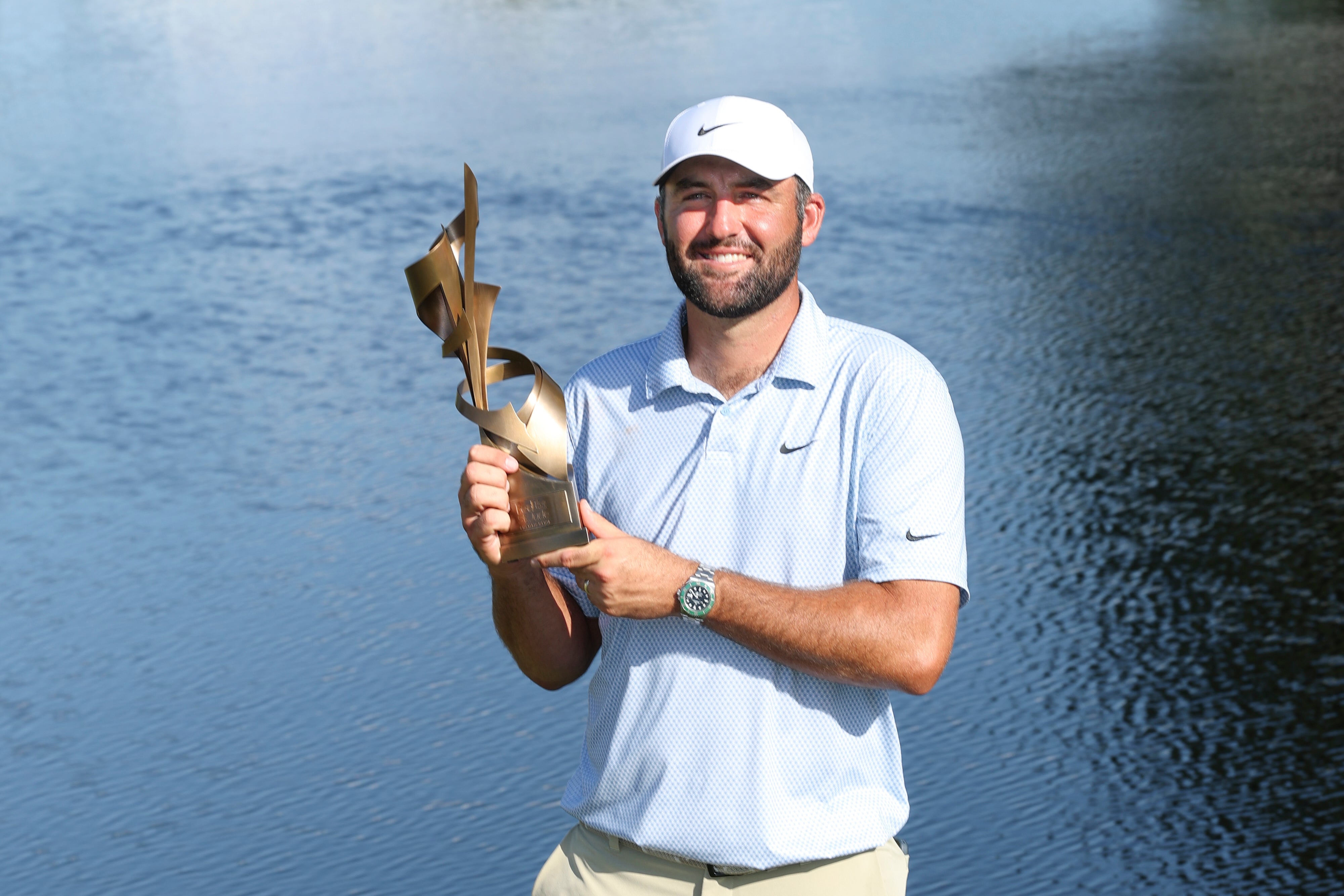 Scottie Scheffler claimed the FedEx St Jude Championship