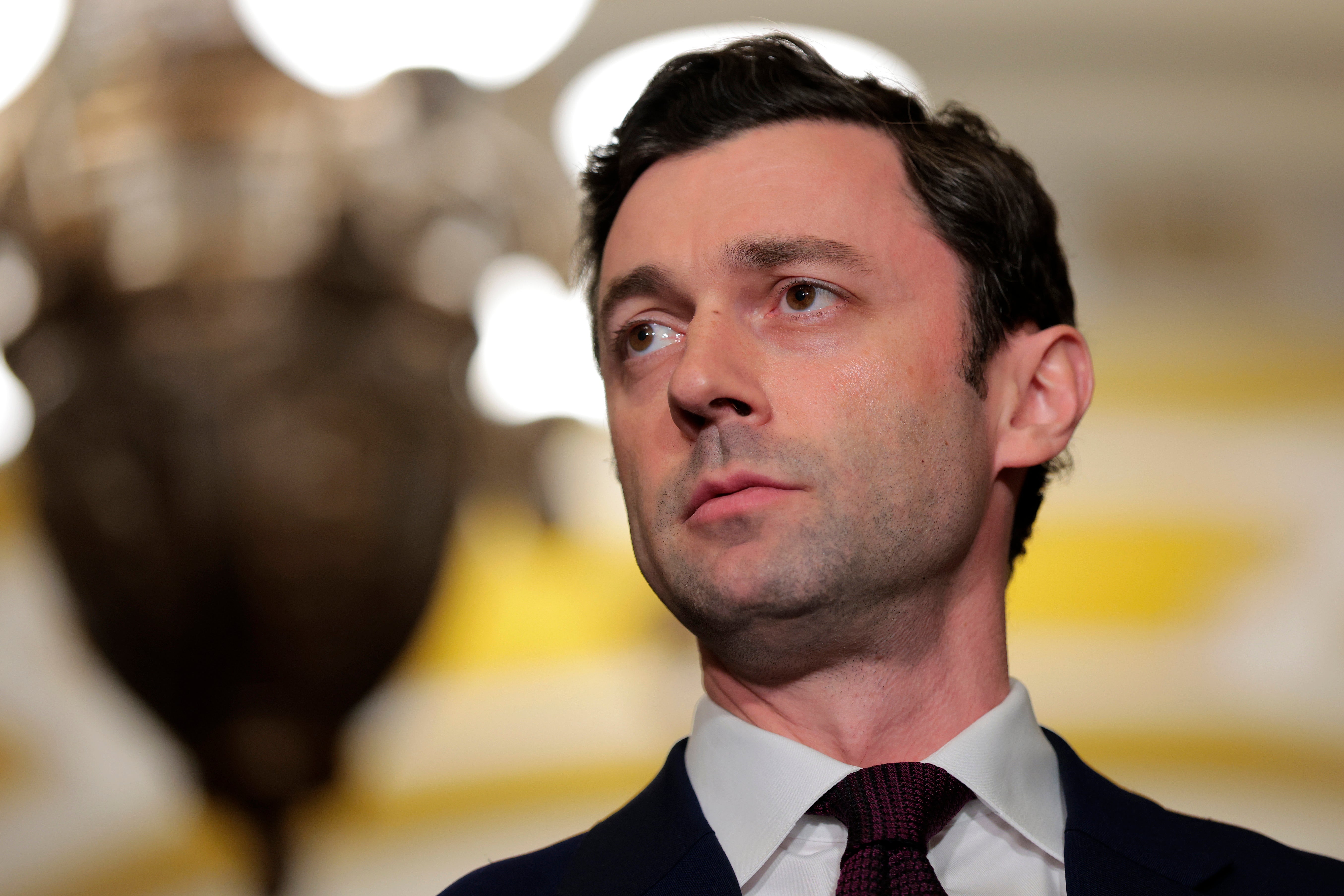 Ossoff says Trump ‘wants to build his ballroom and travel with Natalie,’ referring to White House aide Natalie Harp