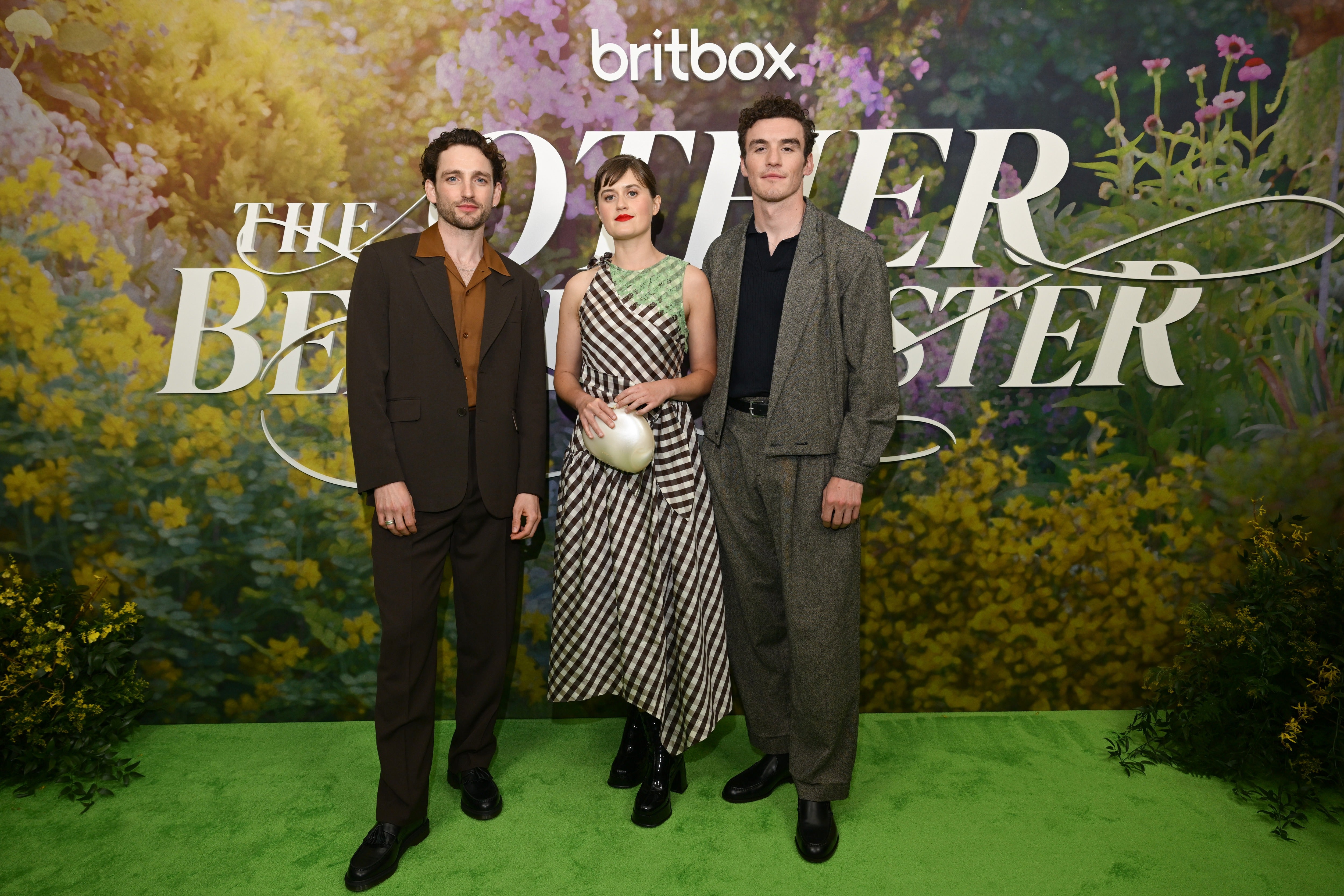 Bruccoleri with her (much drier) co-stars at the New York premiere of 'The Other Bennet Sister'