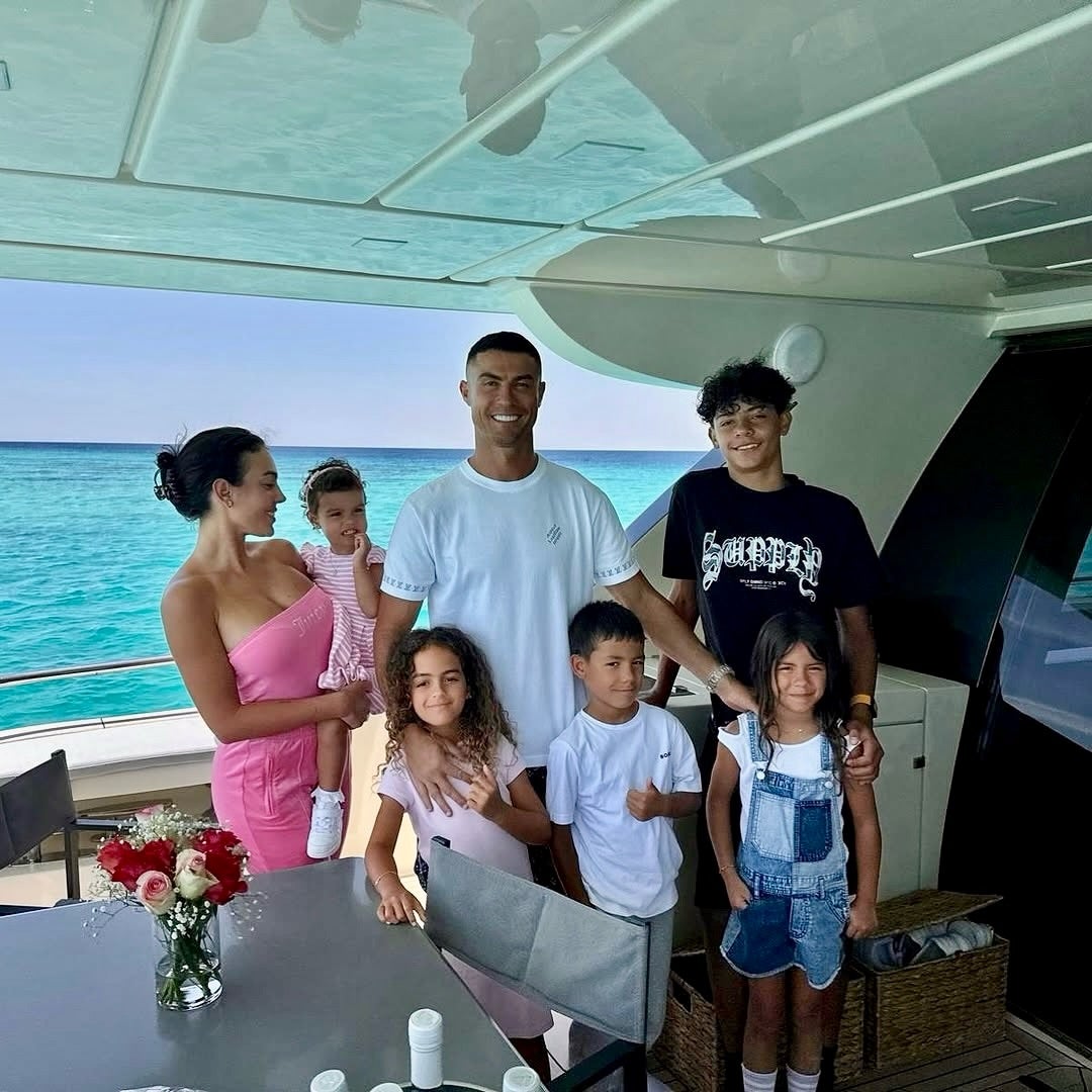Ronaldo and Rodriguez got married, along with their five children, at their Cascais home in Portugal