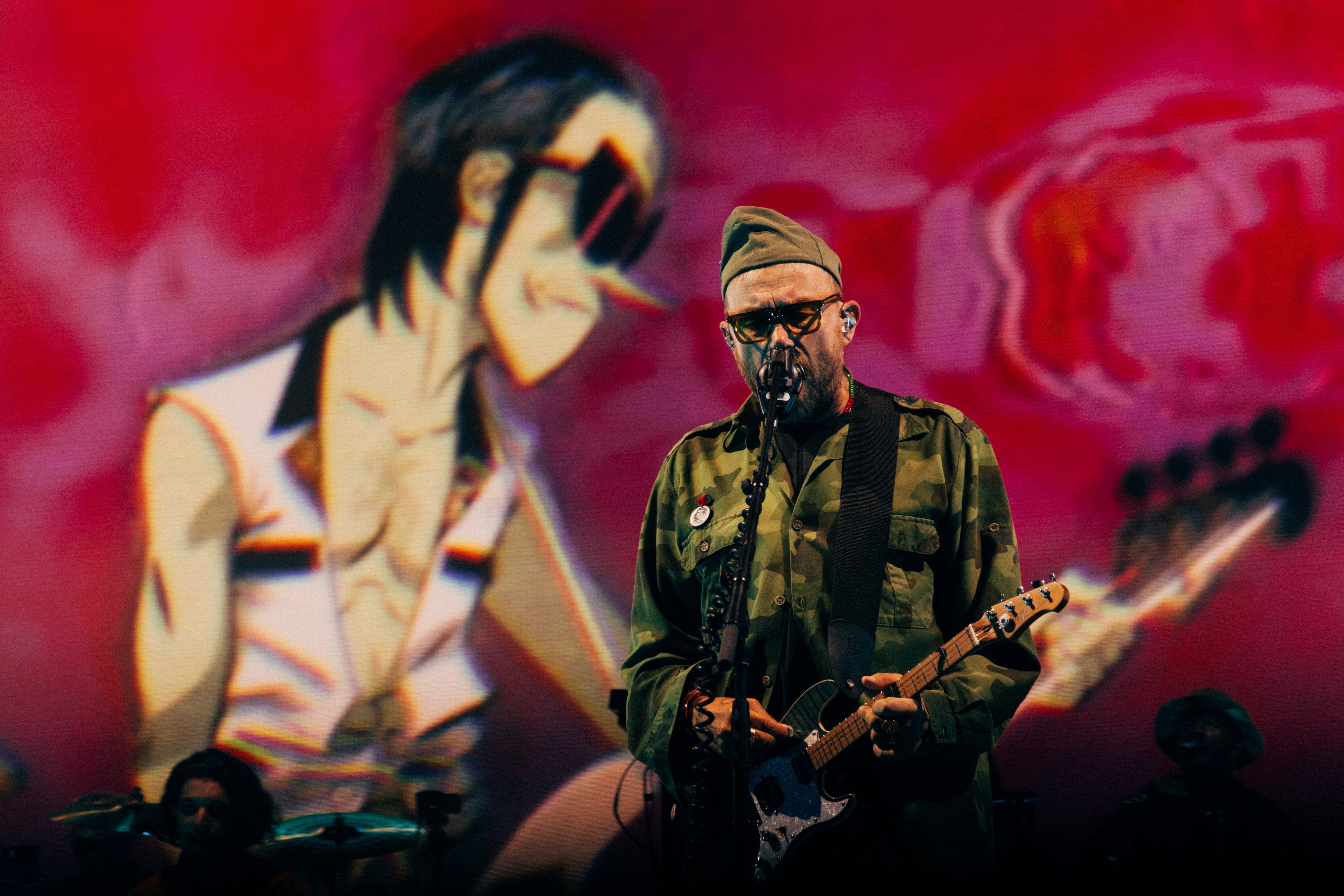 Damon Albarn worked his way through the Gorillaz's back catalogue