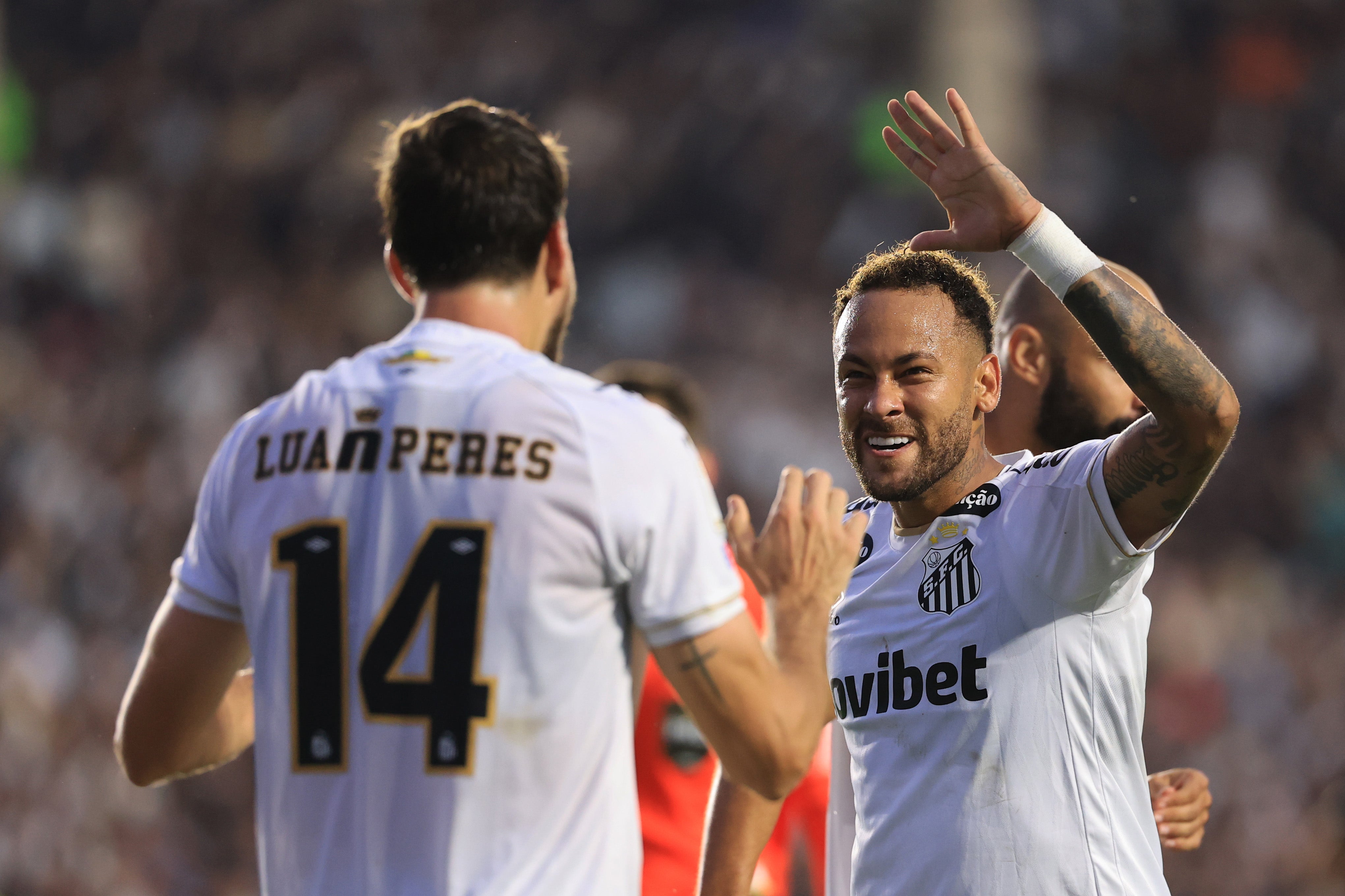Neymar still helped his side to a comfortable win