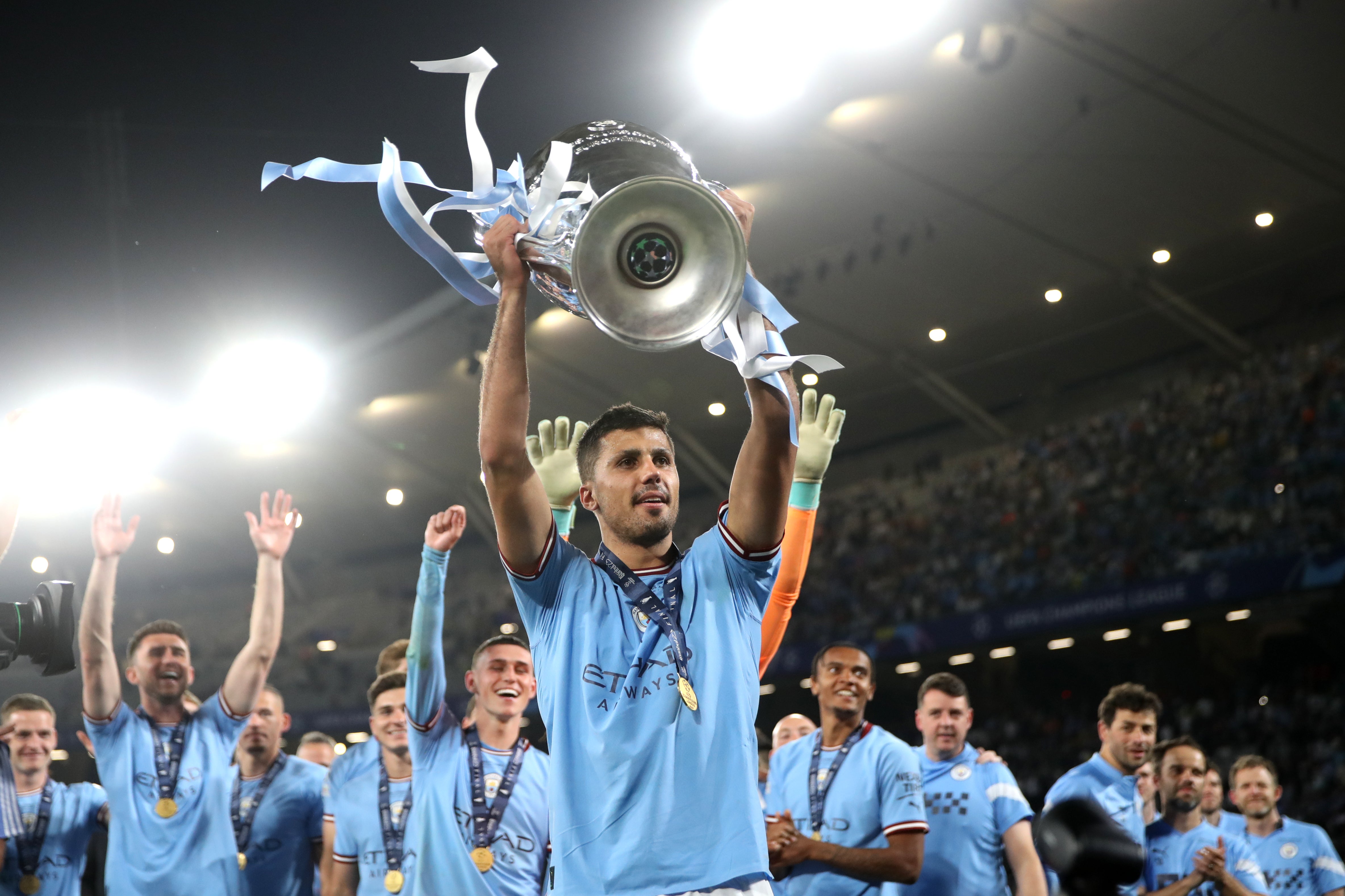 Rodri scored the winning goal in the 2023 Champions League final