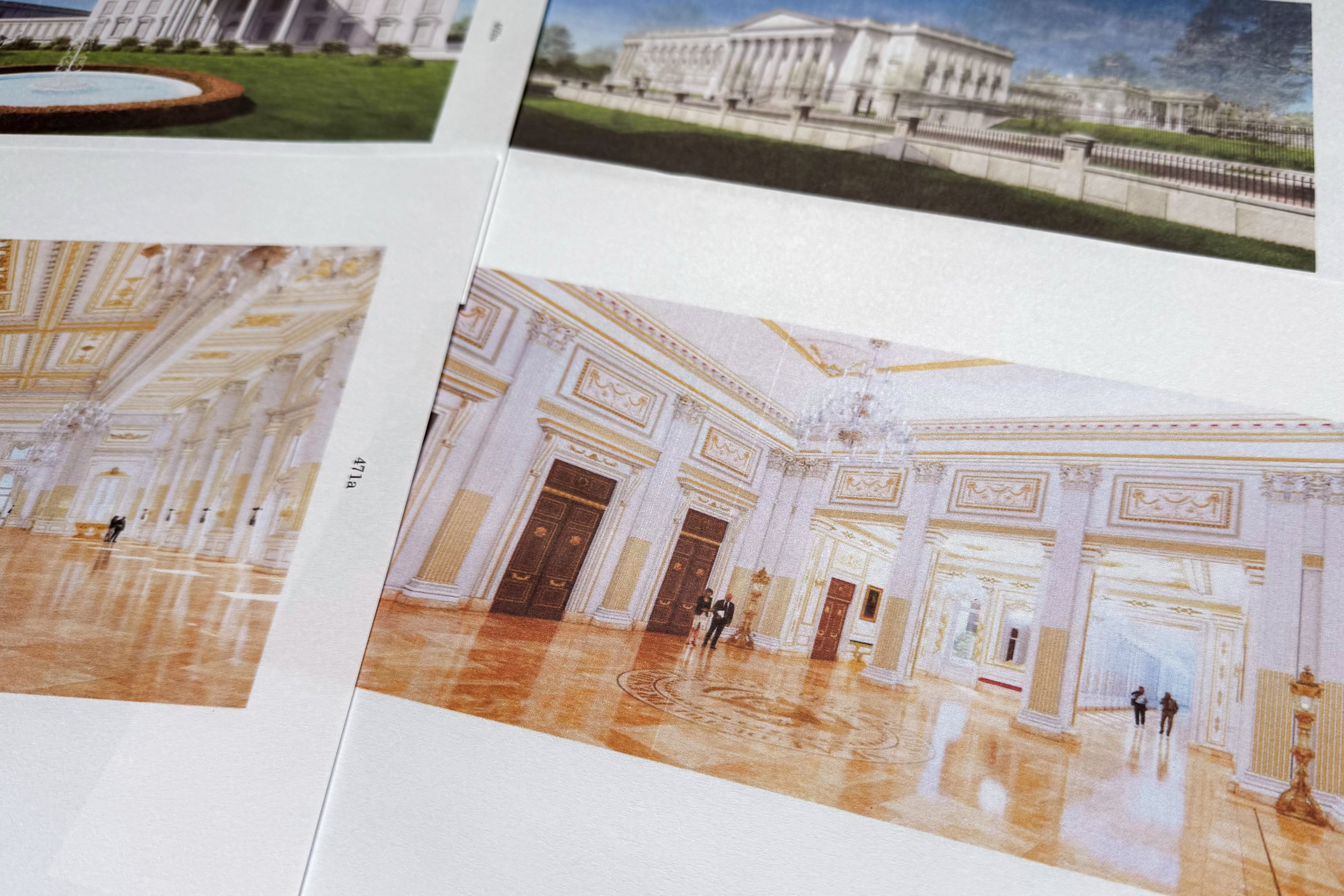 The gold-stuffed ballroom will be constructed with ‘heavy steel, drone-proof roof, missile-resistant and drone-proof columns, bullet, ballistic, and blast-proof glass,’ according to court filings