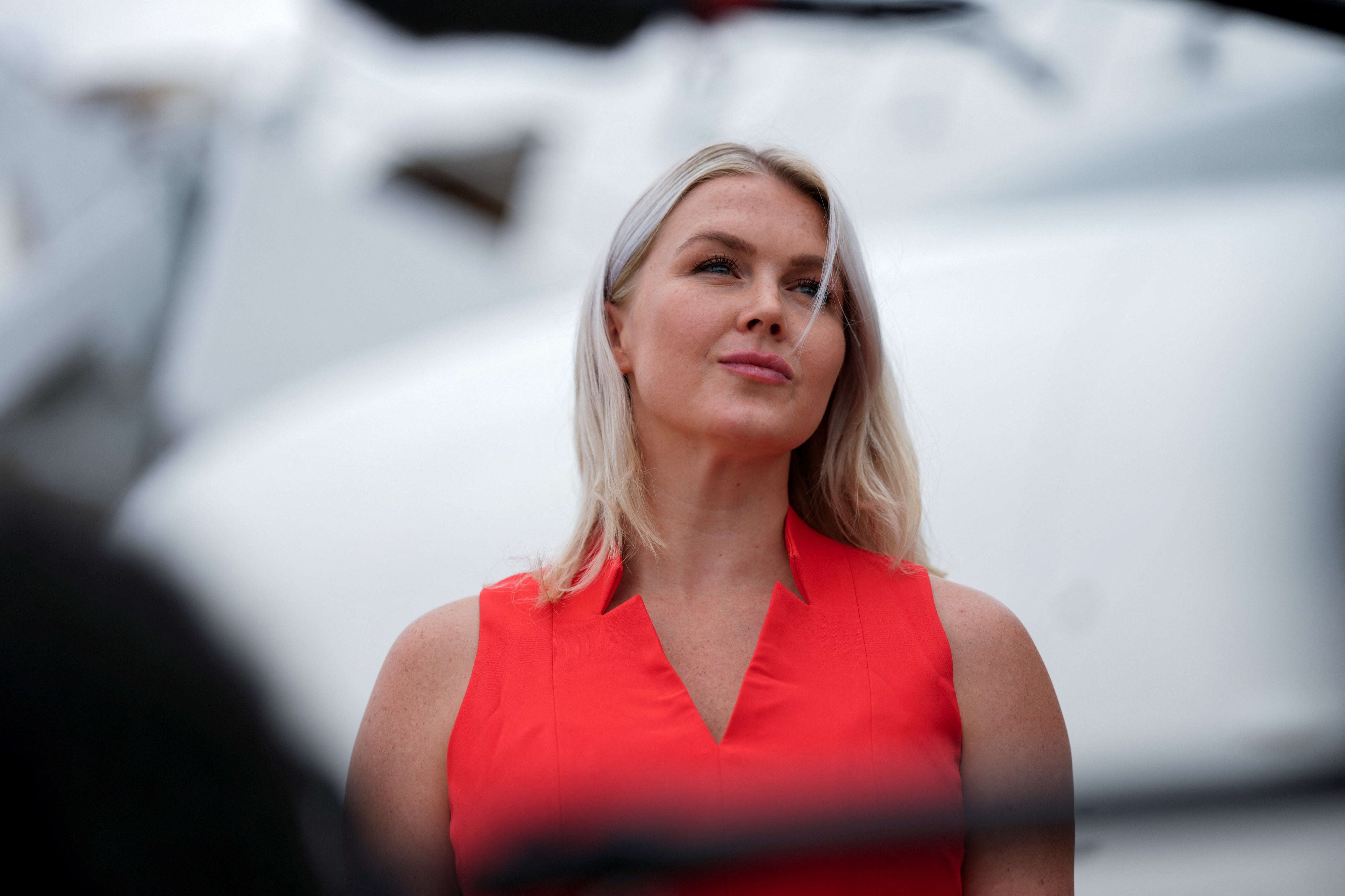 ‘ I have felt in my heart that I cannot be the best mom my two young children deserve while devoting the constant time, energy, and attention required of the White House Press Secretary,’ Karoline Leavitt wrote on X last week