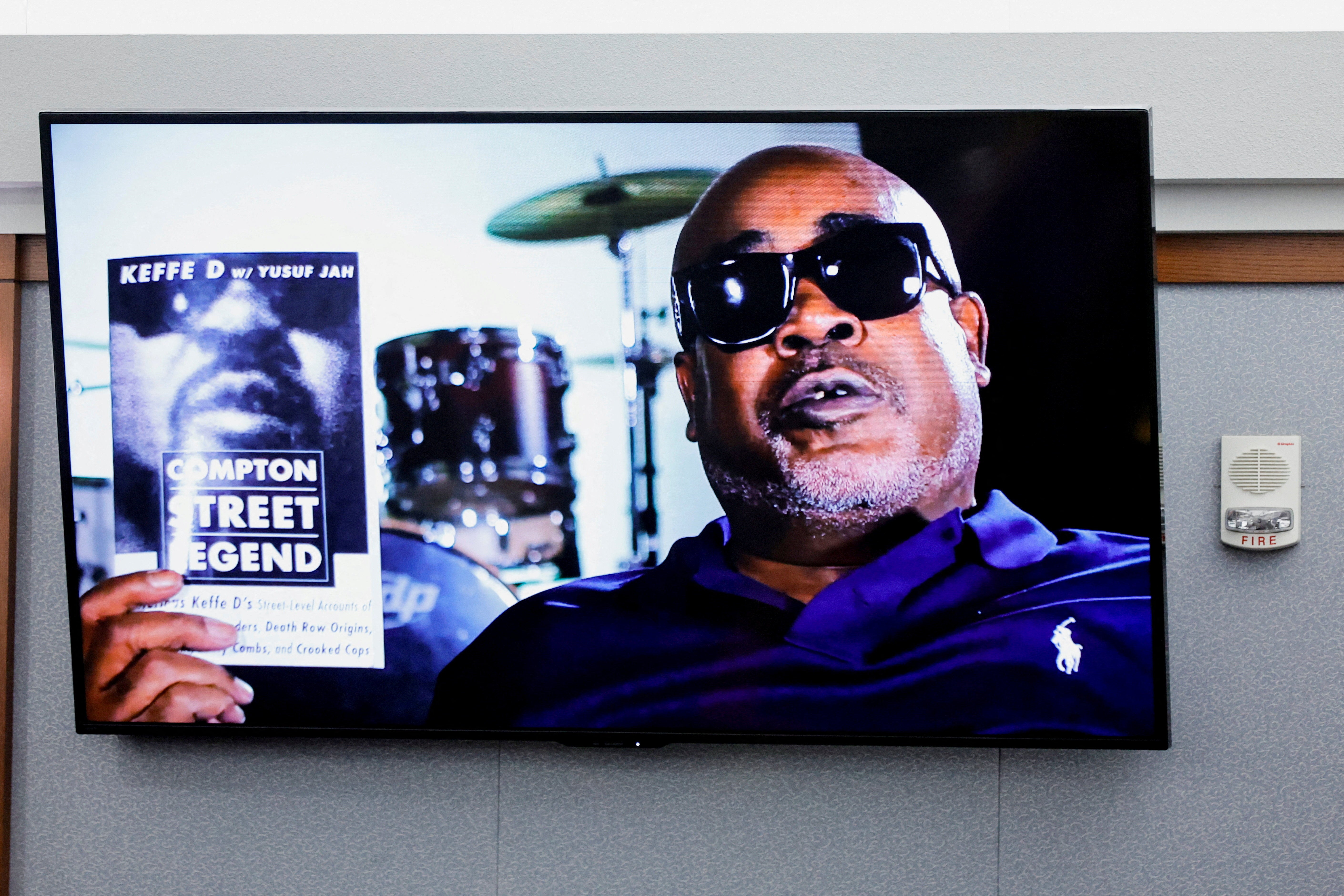 Palal also showed jurors the 2019 memoir that Davis co-authored, Compton Street Legend, that the prosecution will use and that the defense fought to keep out of the trial, along with several of the defendant's interviews