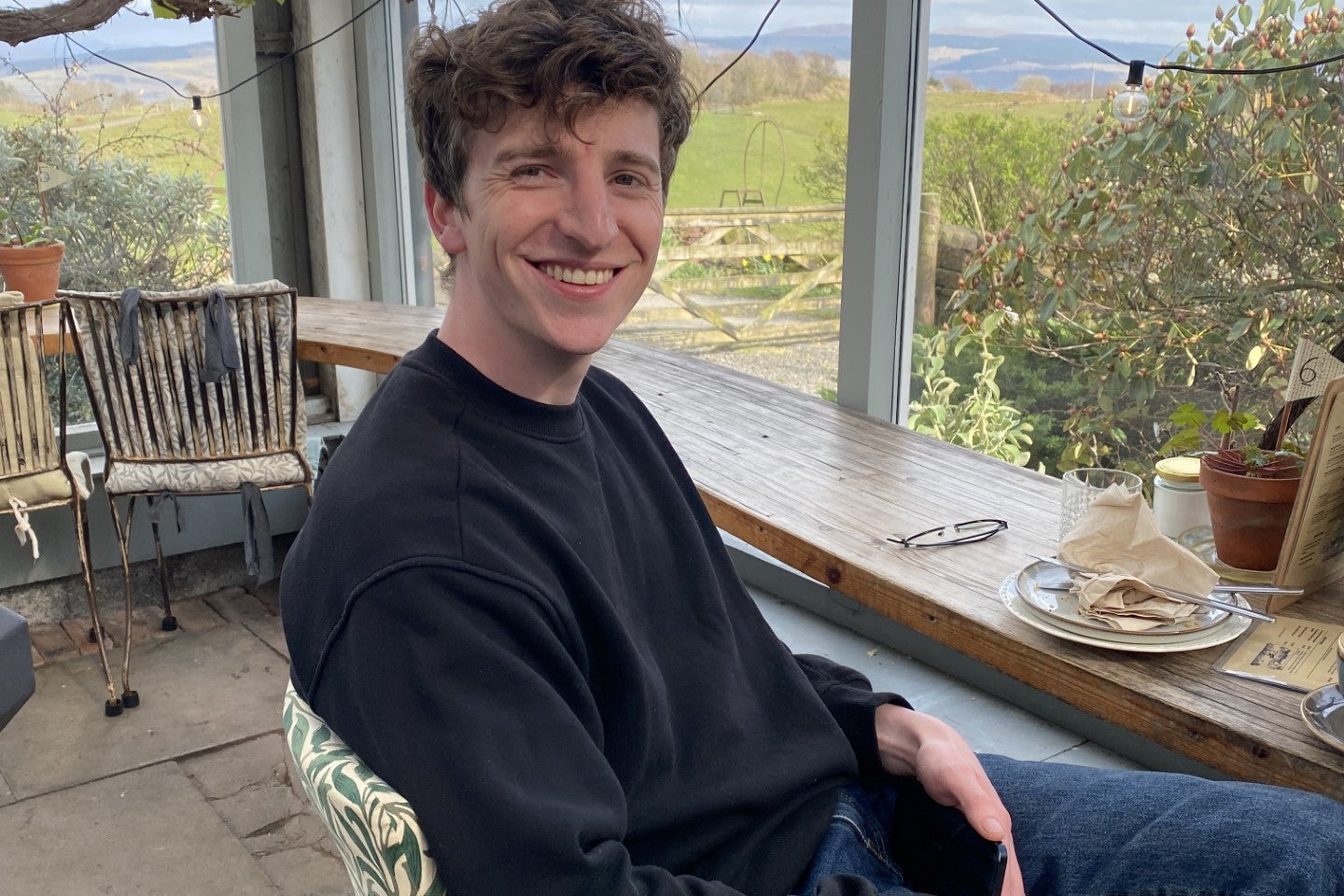 Marine engineer Calum Glen, from Walthamstow, was enjoying dinner with his family when he noticed a woman at a neighbouring table choking (PA)
