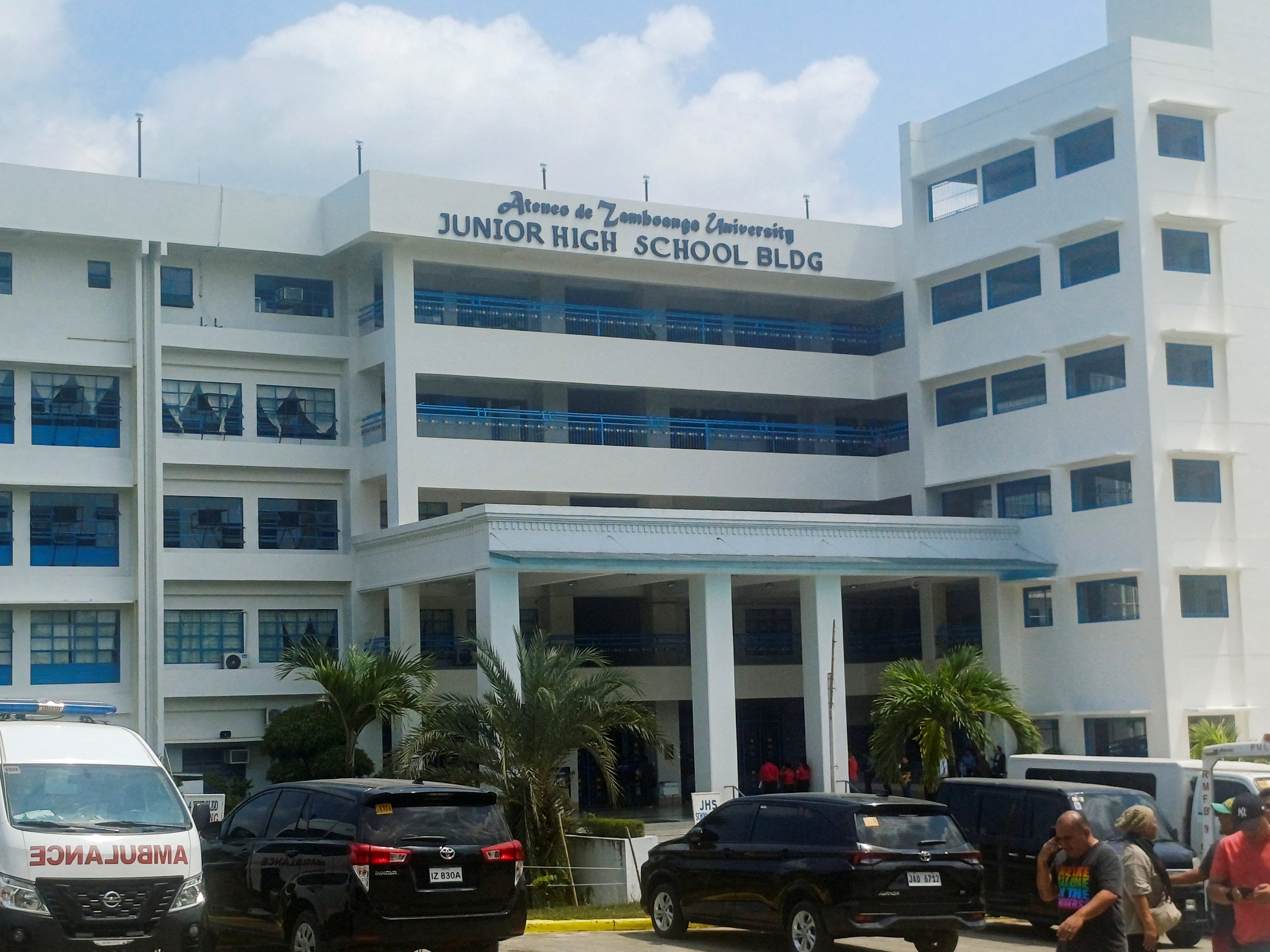 General view of Ateneo de Zamboanga University after a shooting that killed two people, in Zamboanga, southern Philippines, 18 August 2026 (Reuters)