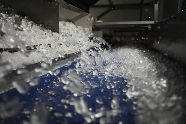 Europe’s largest ice factory battles record demand during heatwaves