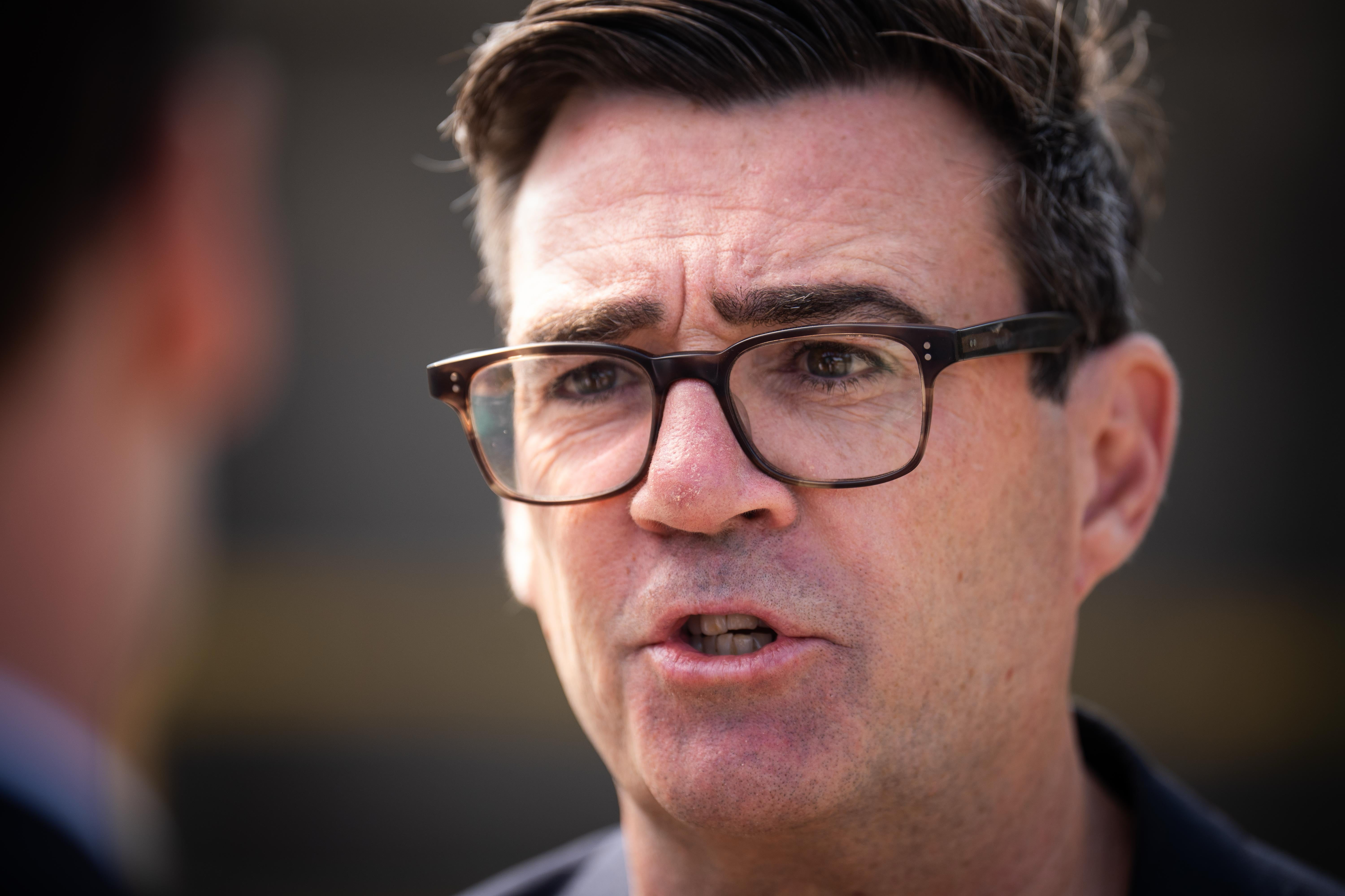 ‘No-one should have to bed down in a doorway or outside a station,’ Burnham said