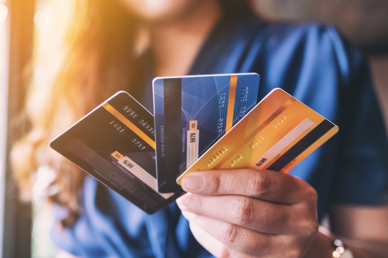 There are different types of credit cards available