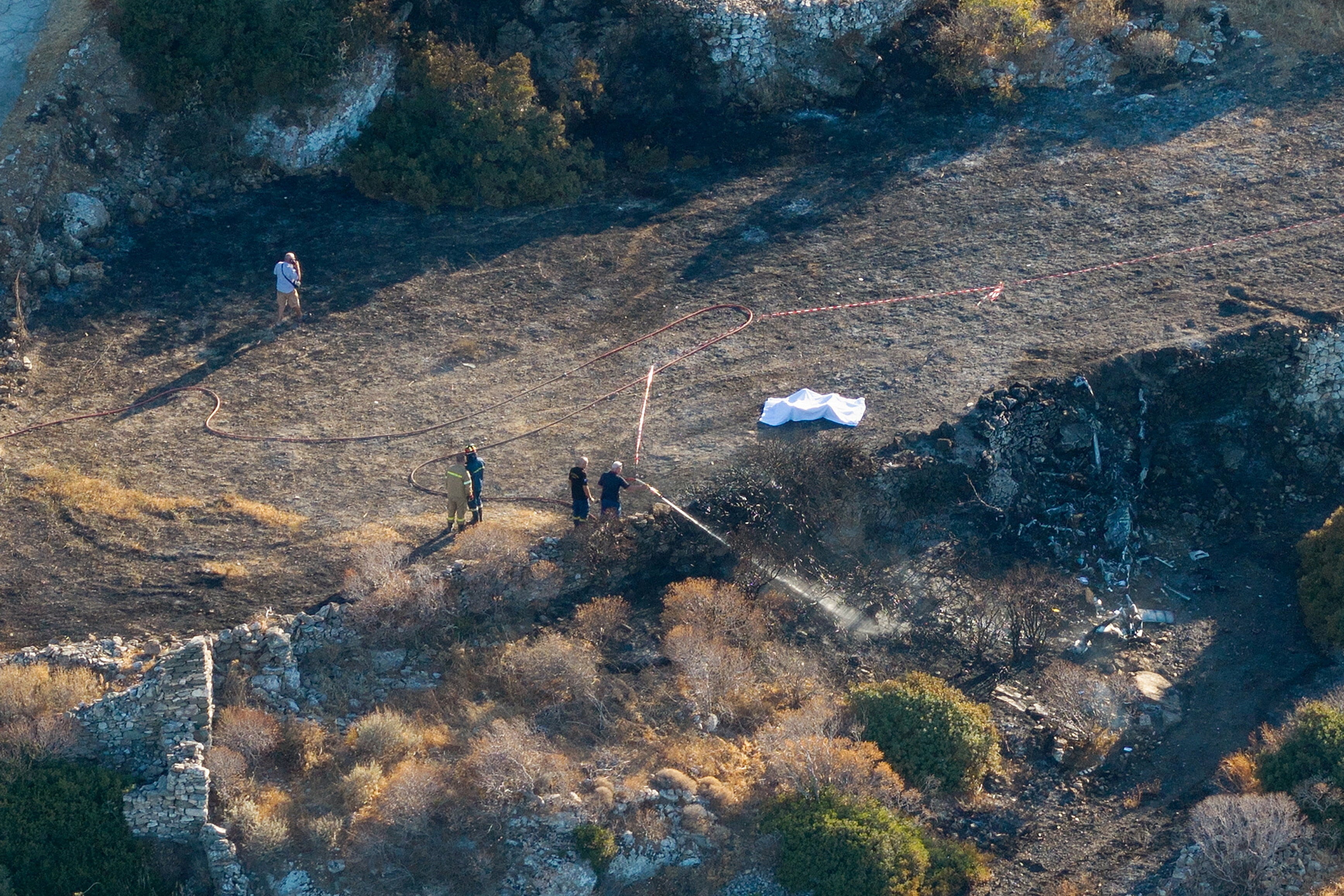 CCTV footage of the aircraft spiralling out of control is being studied (In Time News)