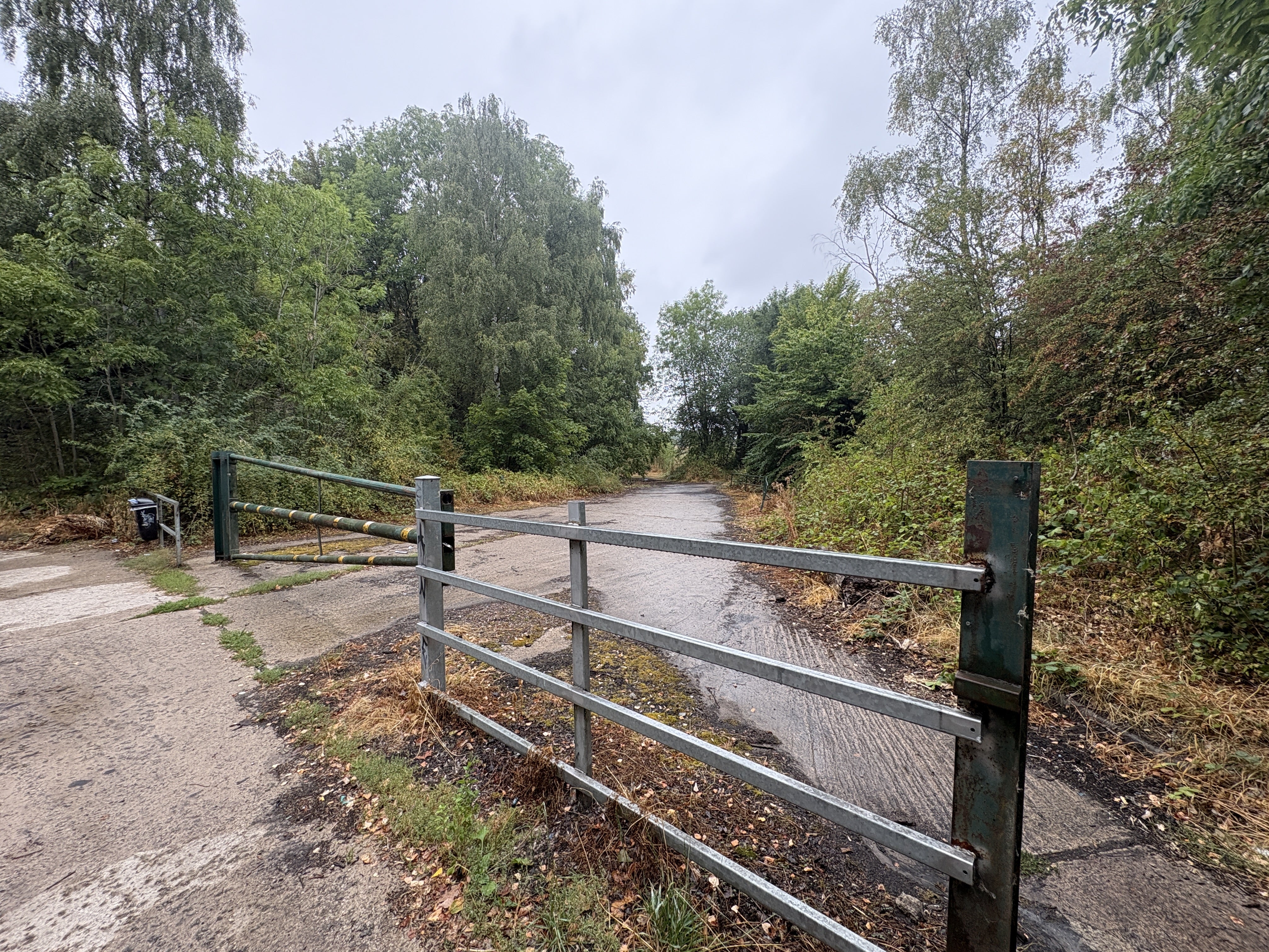 The area near the old train line footpath off Blacker Lane