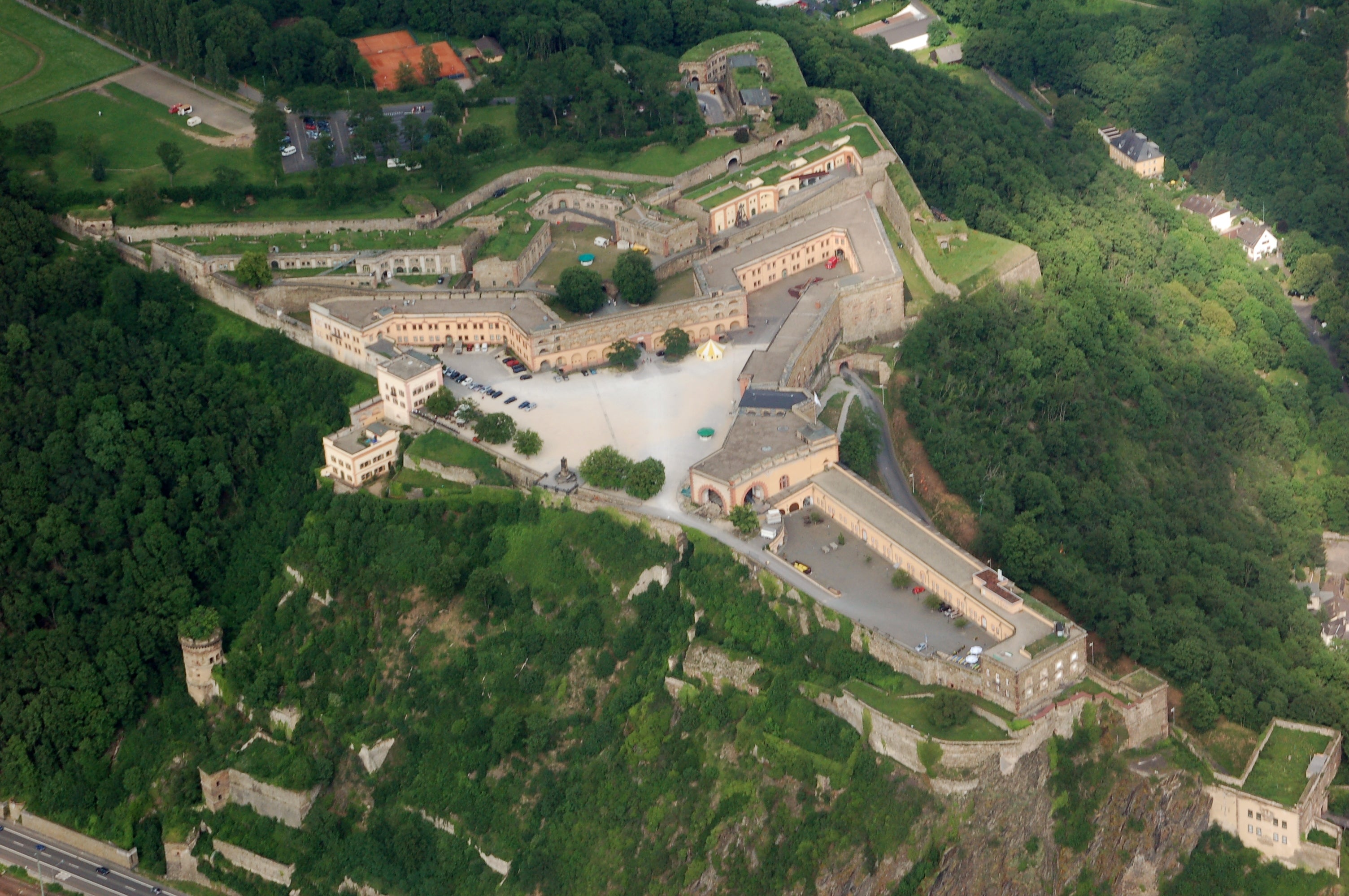 Amy Lopez's body was found by children playing at the Ehrenbreitstein Fortress in the German town of Koblenz