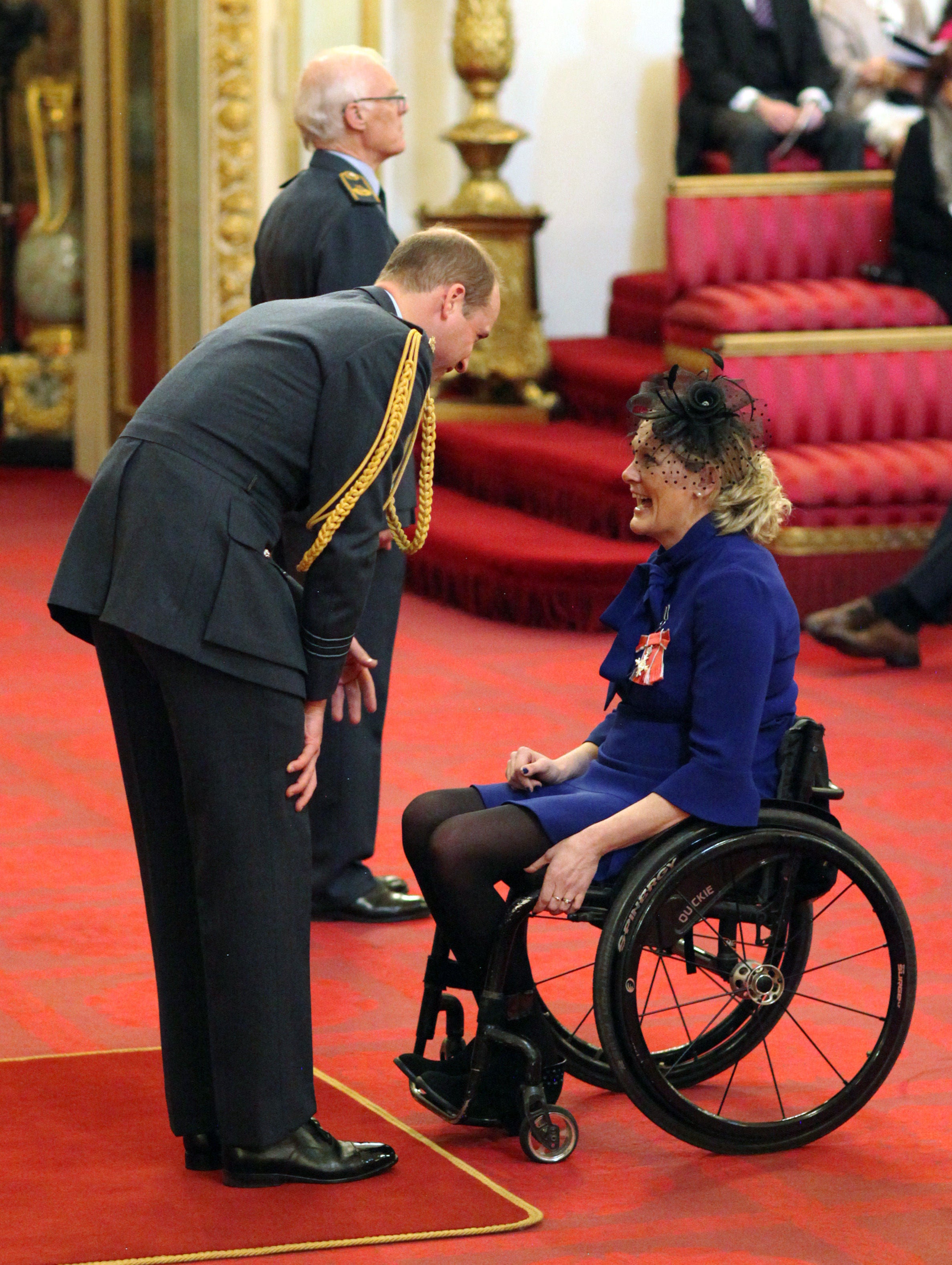 Claire Lomas was made an MBE for her charitable work in 2017 (PA Archive)