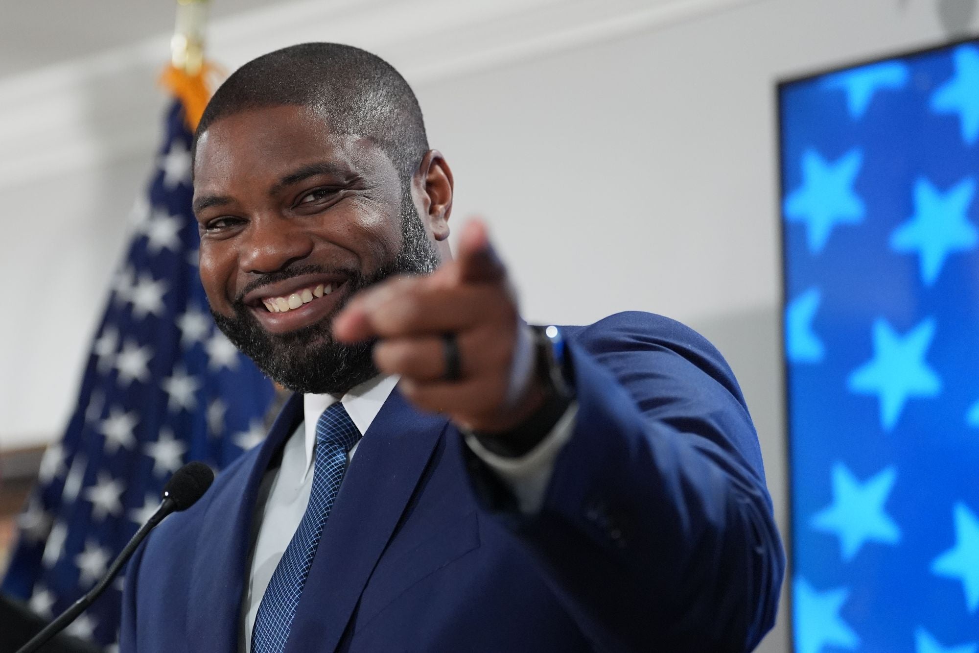 U.S. Rep. Byron Donalds is facing off against Lt. Gov. Jay Collins and political newcomer James Fishback in the primary