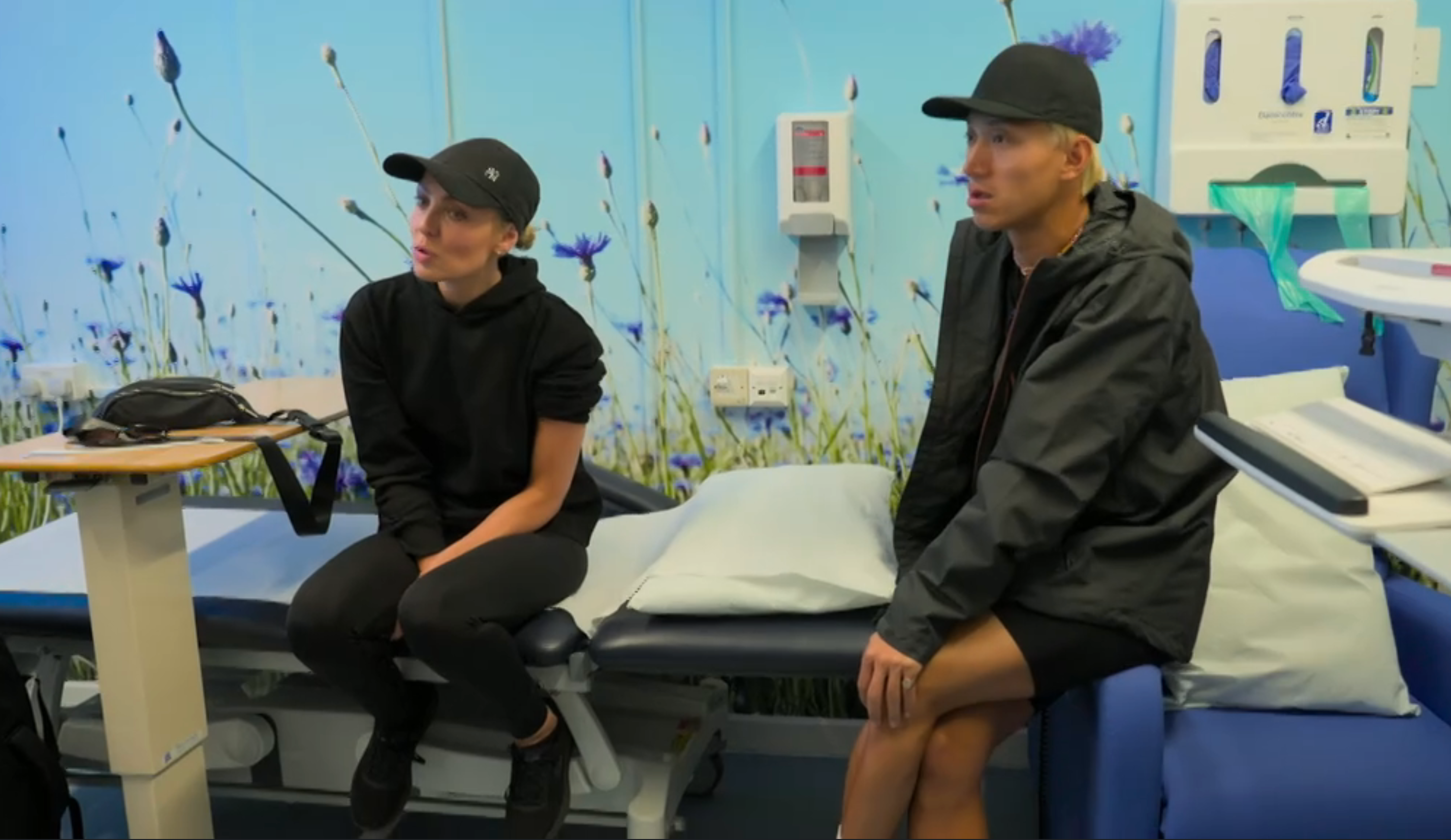 Amy Dowden and Carlos Gu on 'Celebrity Hunted'