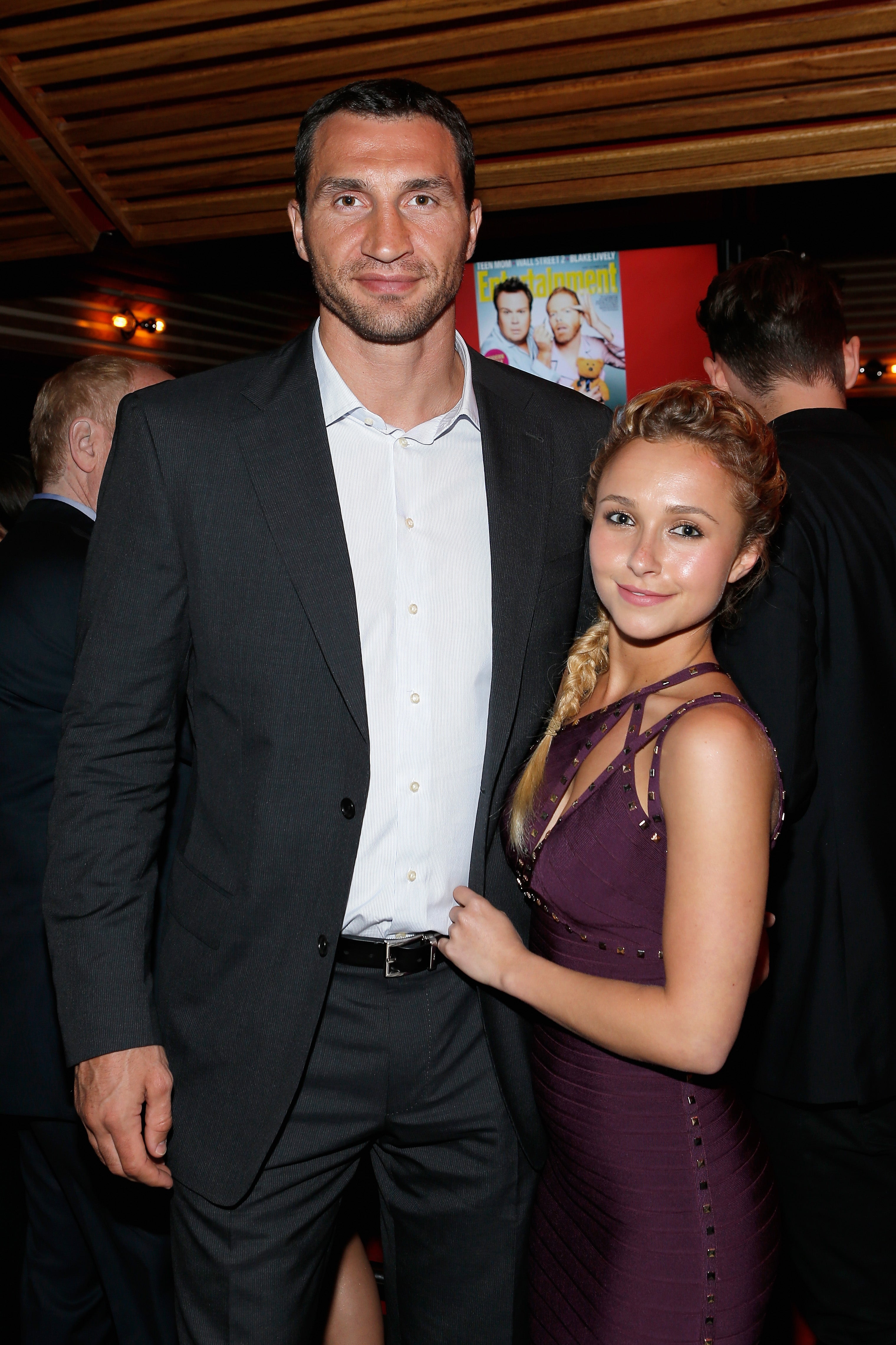 Klitschko and Panettiere, pictured here in 2013, welcomed a daughter together in 2014 (Getty)