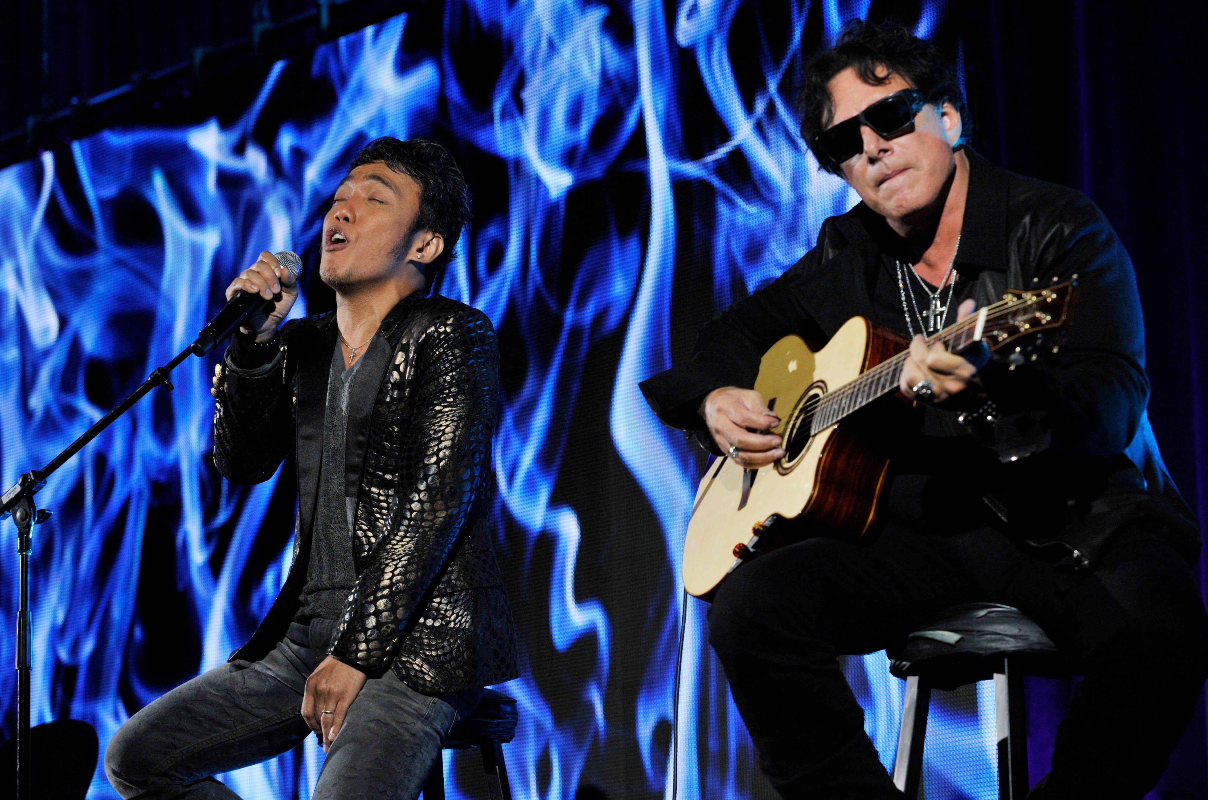 Members of rock group Journey are heading onto the open road again (AP Photo/Chris Pizzello)