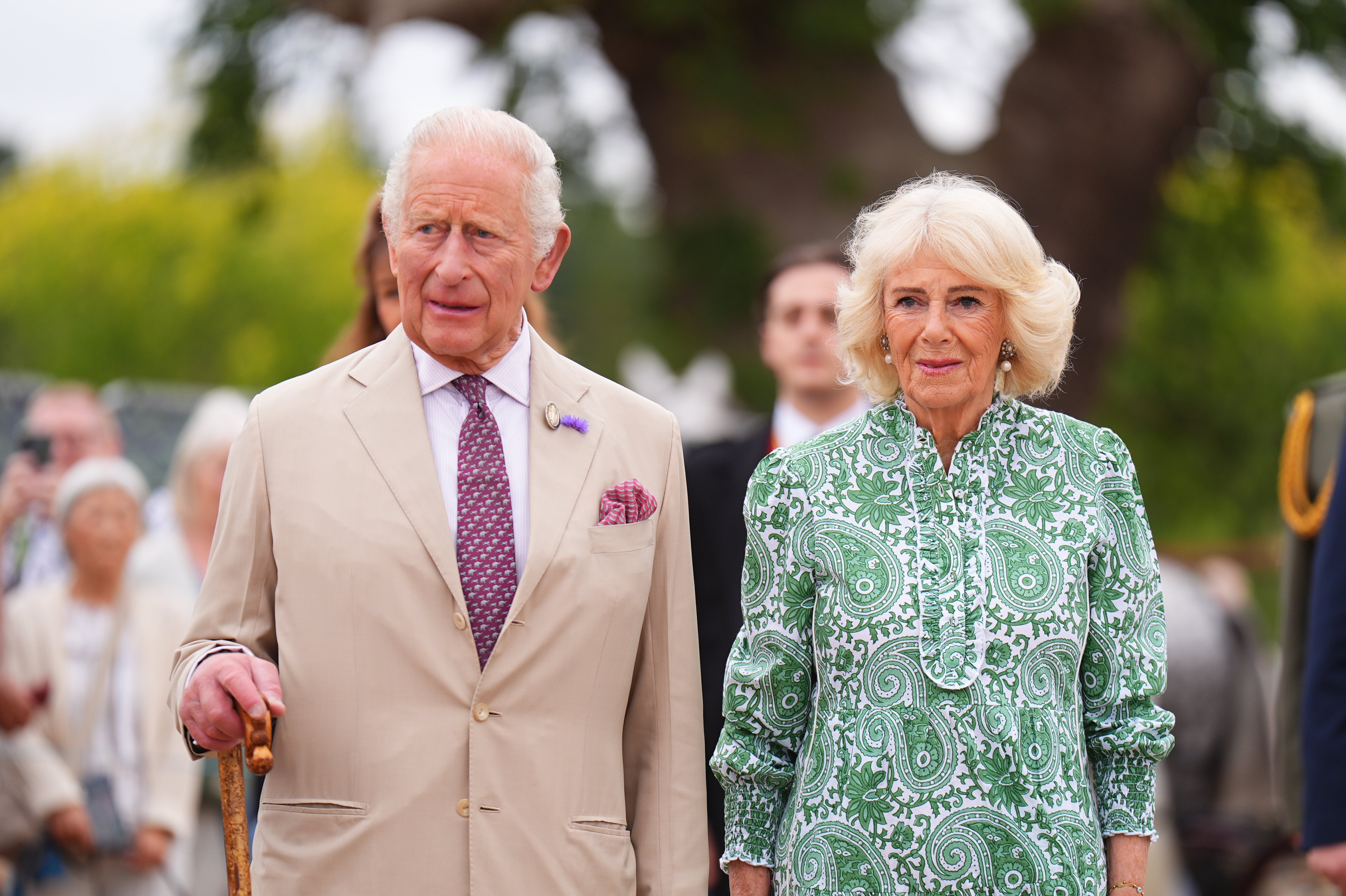 Charles returned to public-facing duties under three months after his treatment commenced