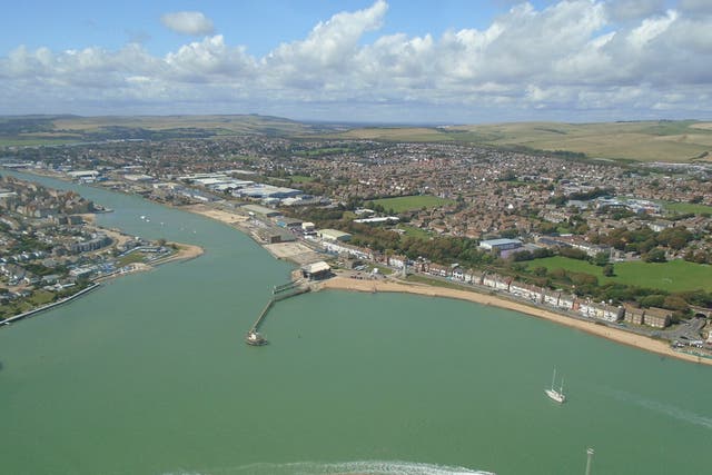 Four people in difficulty in sea off Sussex coast