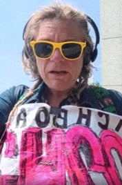 Melissa Farris, 41, faces two felony charges for allegedly vandalizing the World War 2 Memorial in Washington DC