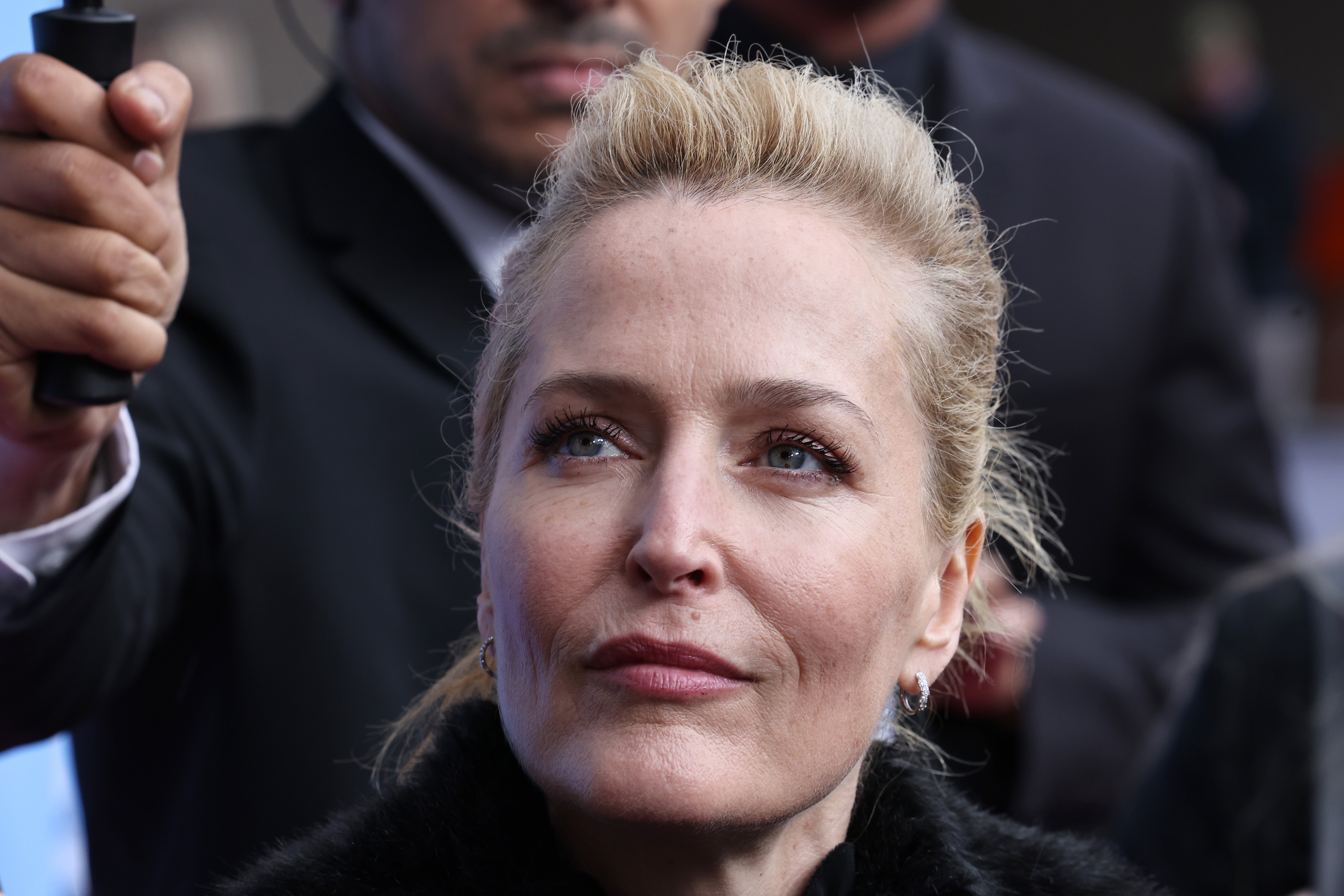 Gillian Anderson was arrested for trespassing while breaking into her Michigan high school (Getty)