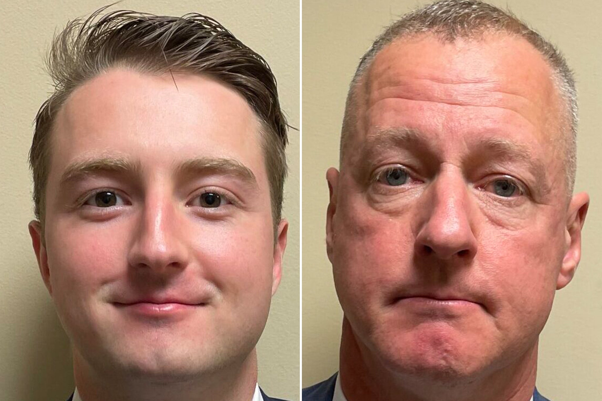 Pittsburgh lawyer Paul Robinson, right, is charged along with his son, Thomas Robinson, in connection with cocaine sales to Penn State University students