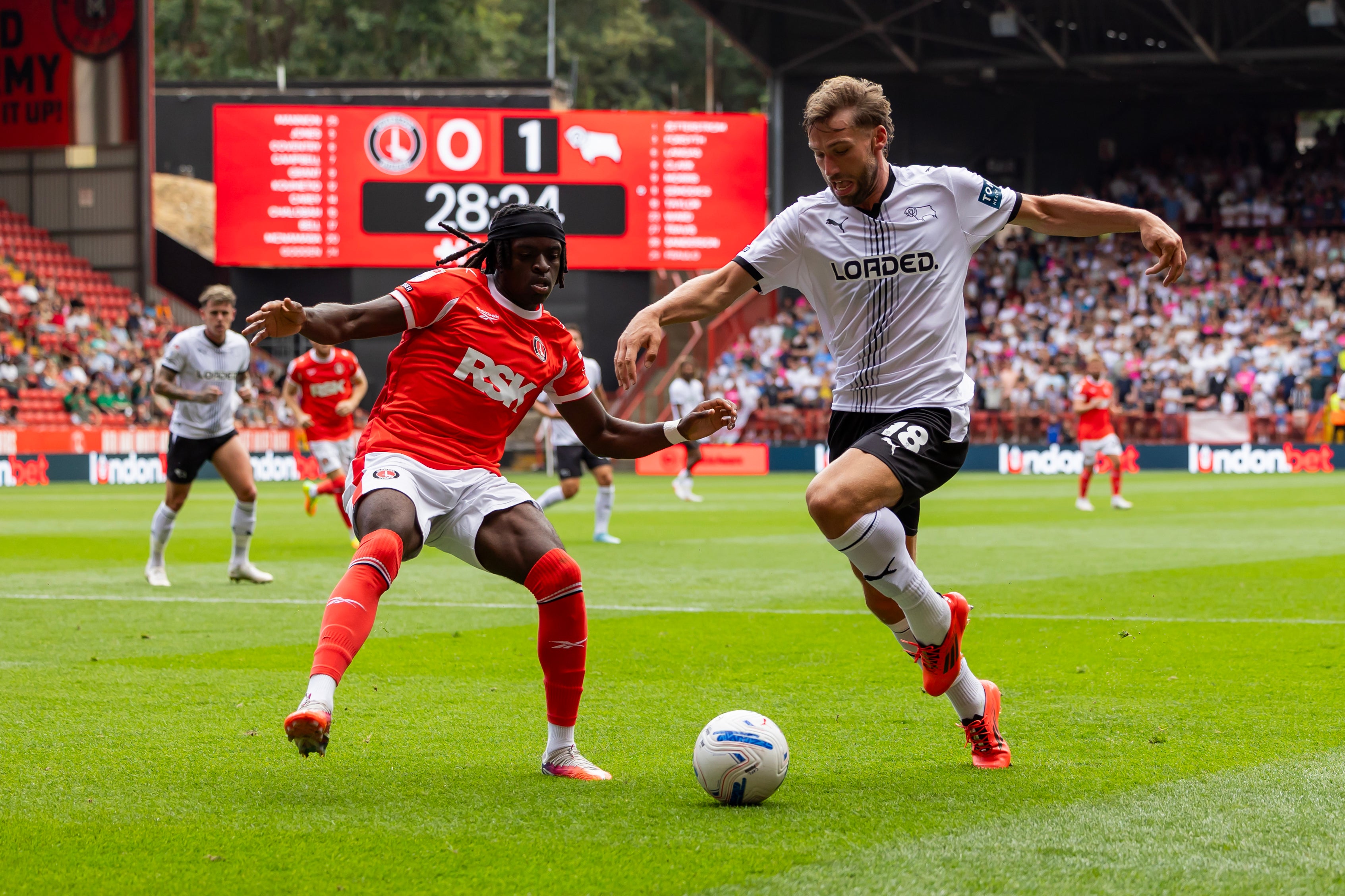 Charlton played their opening Championship game of the season against Derby at The Valley on Saturday