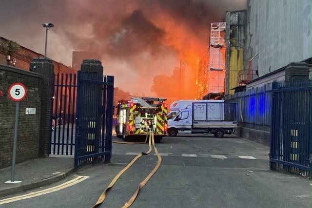 Travel chaos after fire blocks lines at major London station