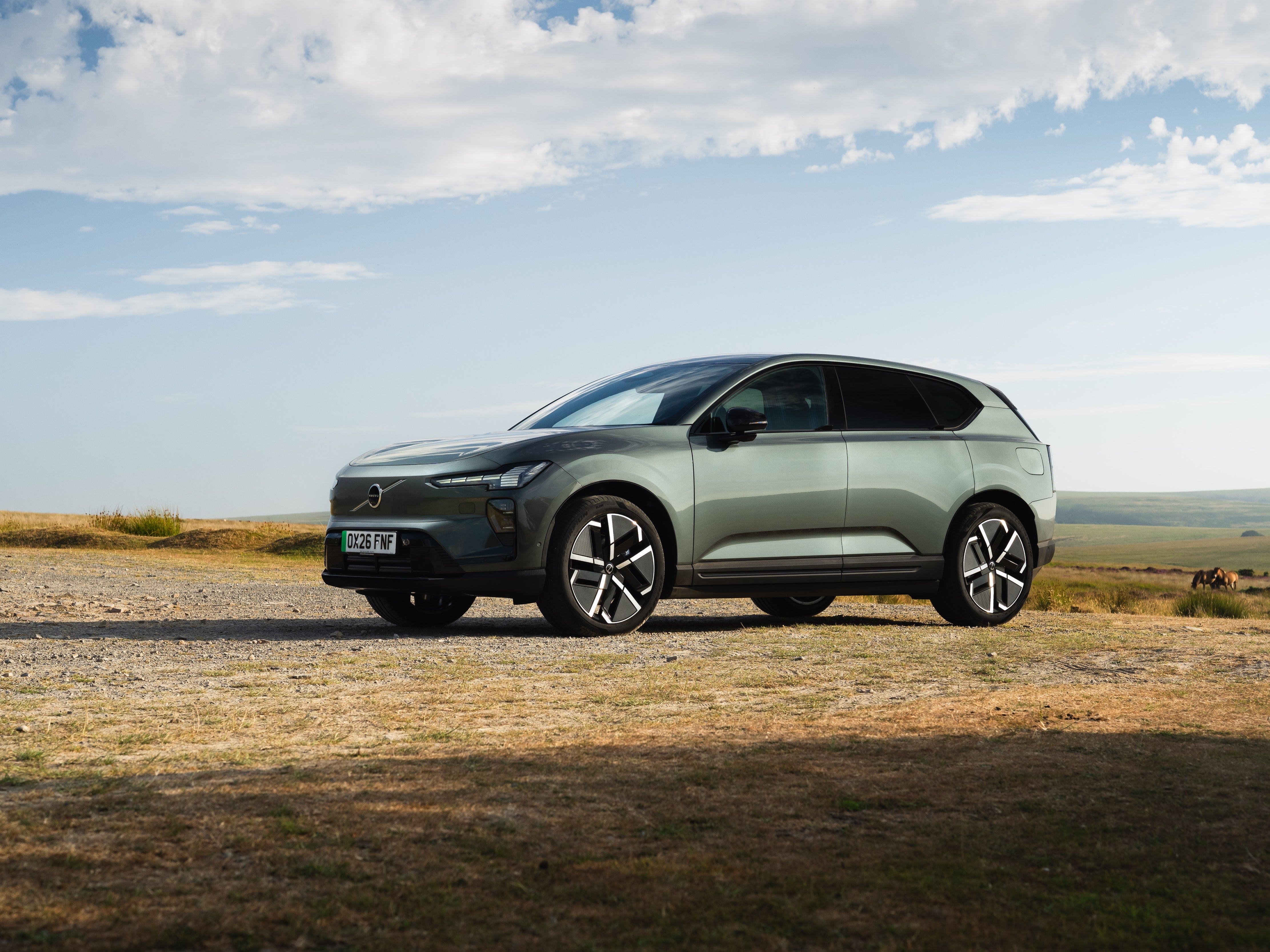 Prices for the Volvo EX60 range from £56,860 for the P6 in Plus trim up to £70,360 for the P12 in Ultra trim. (Volvo)