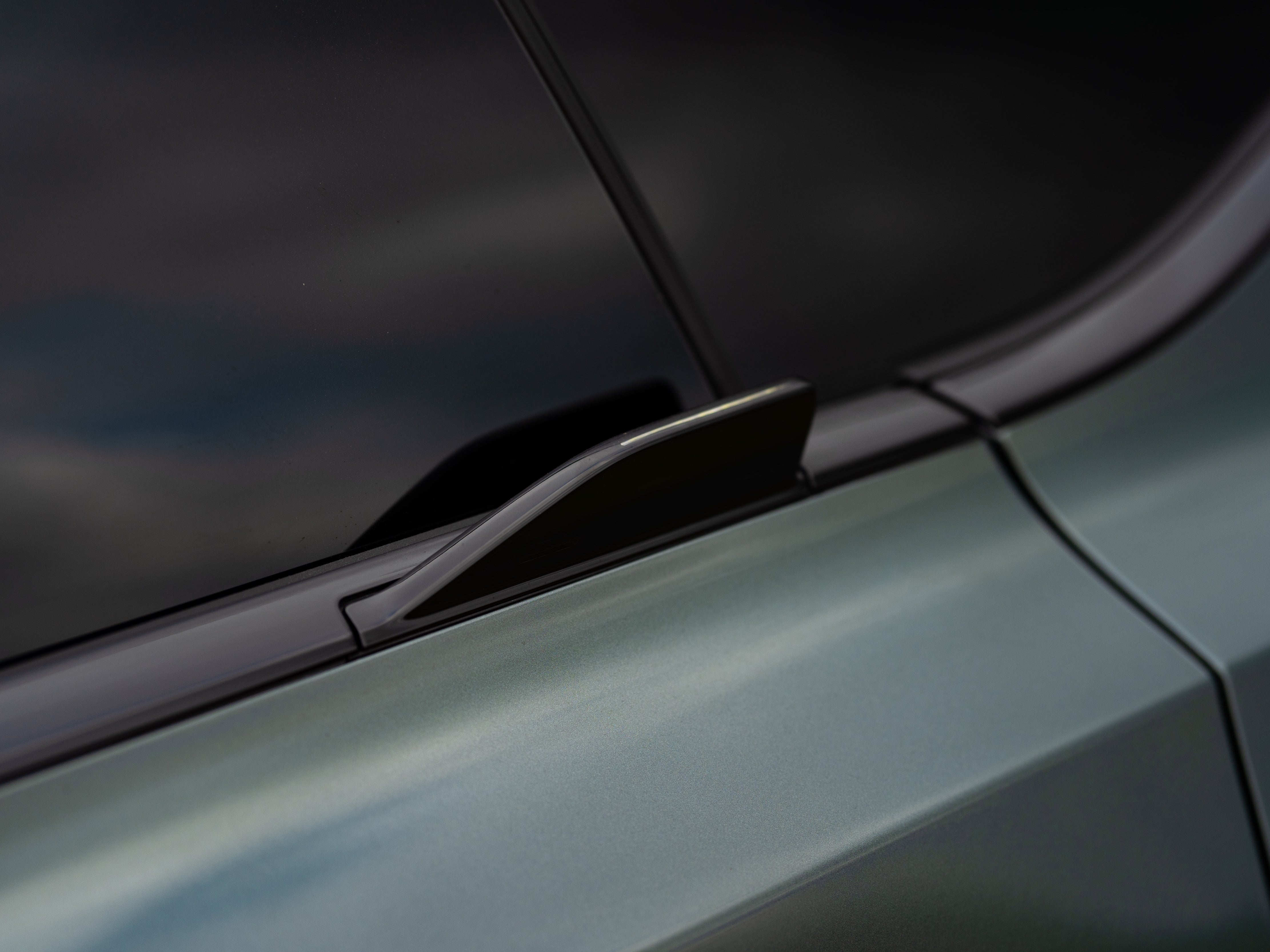 The Volvo EX60's novel 'bat wing' door handles actually contribute to a couple of miles' extra range (Volvo)