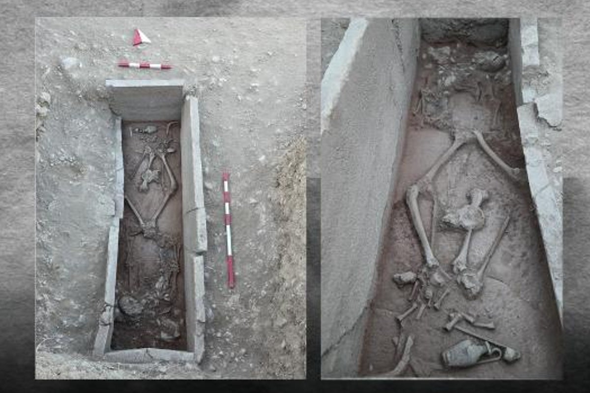 Archaeologists discover 2,400-year-old grave containing silver coins in Turkey